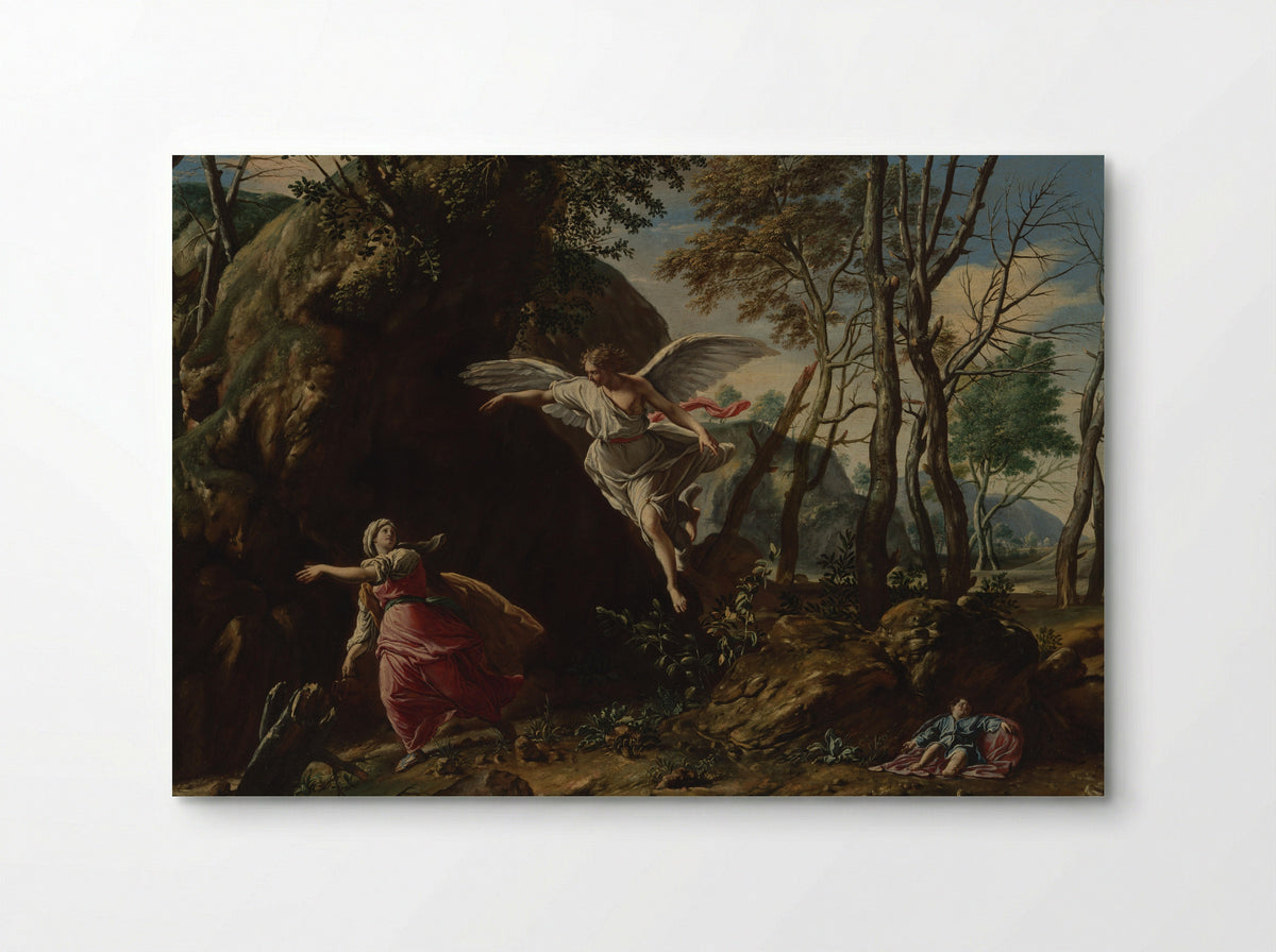 Hagar and Ishmael in the Desert - Francesco Cozza - Poster