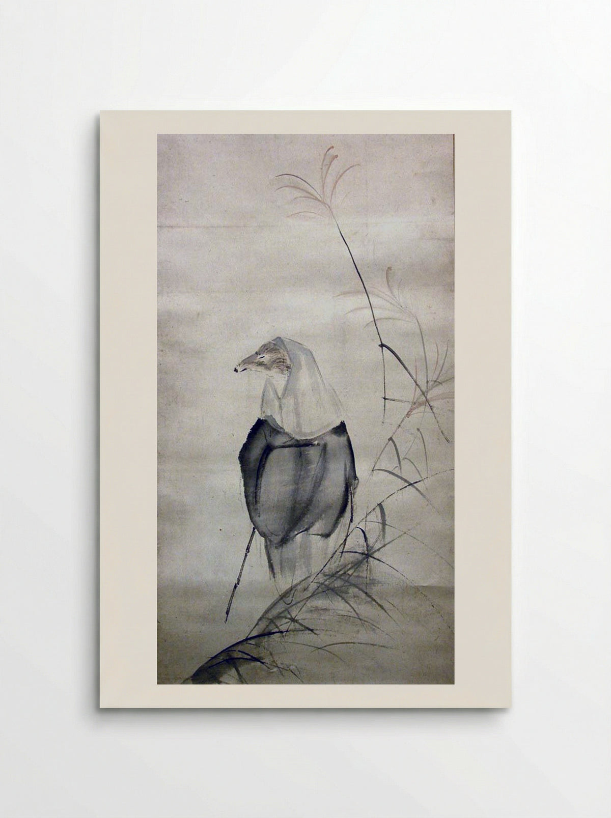 Hakuzosu the Fox-Spirit - Ōtagaki Rengetsu - Poster