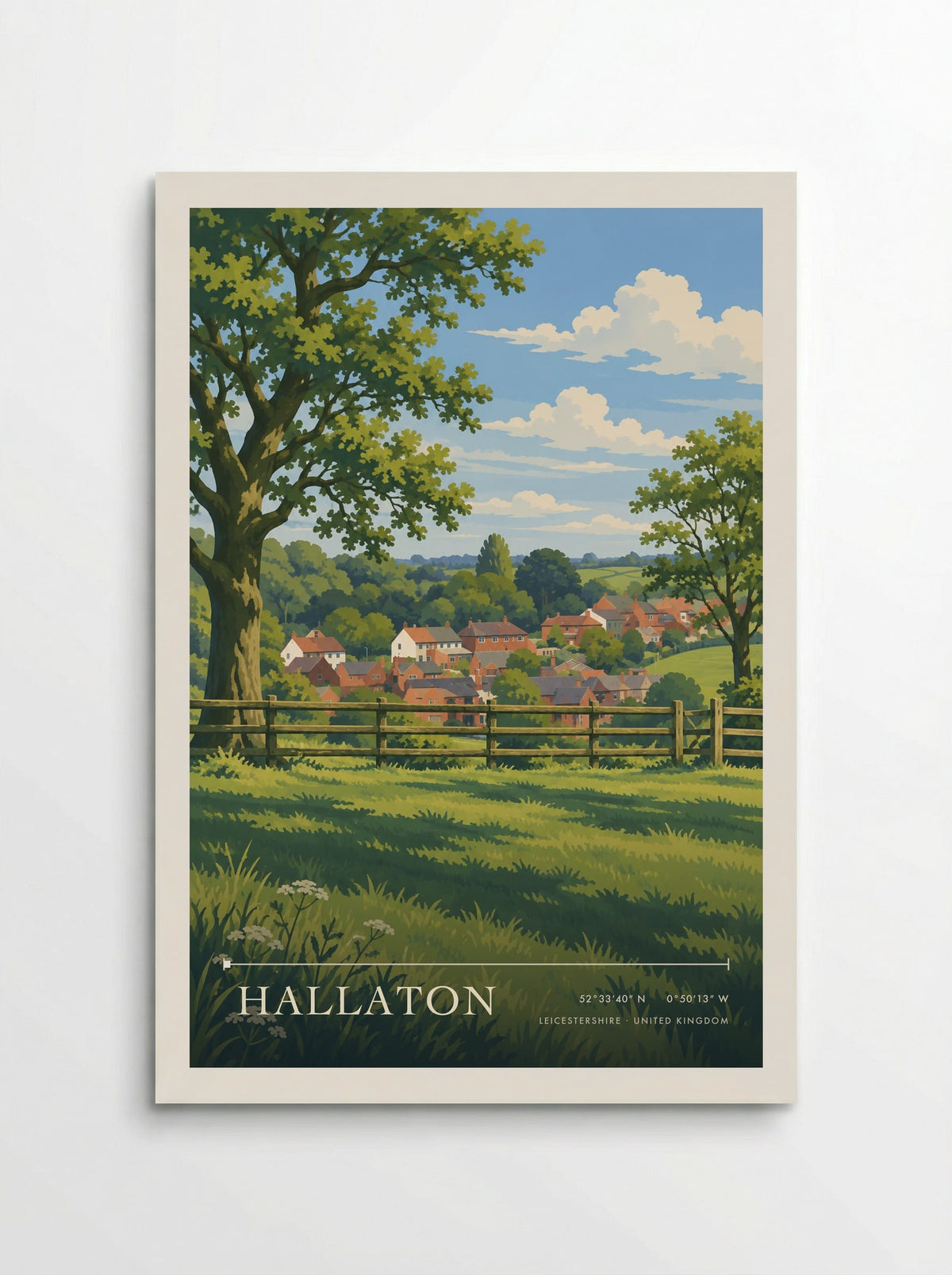 Hallaton, Leicestershire | Travel Poster - Poster