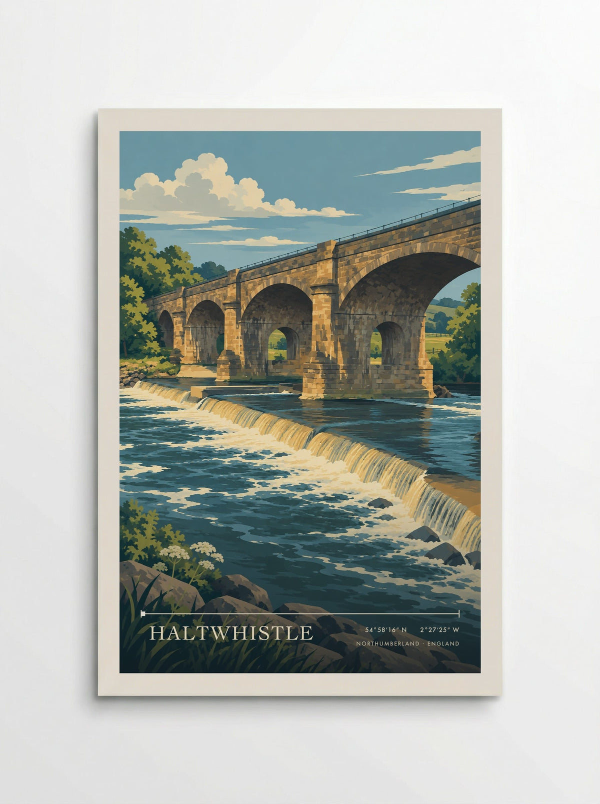 Haltwhistle, Northumberland | Travel Poster - Poster