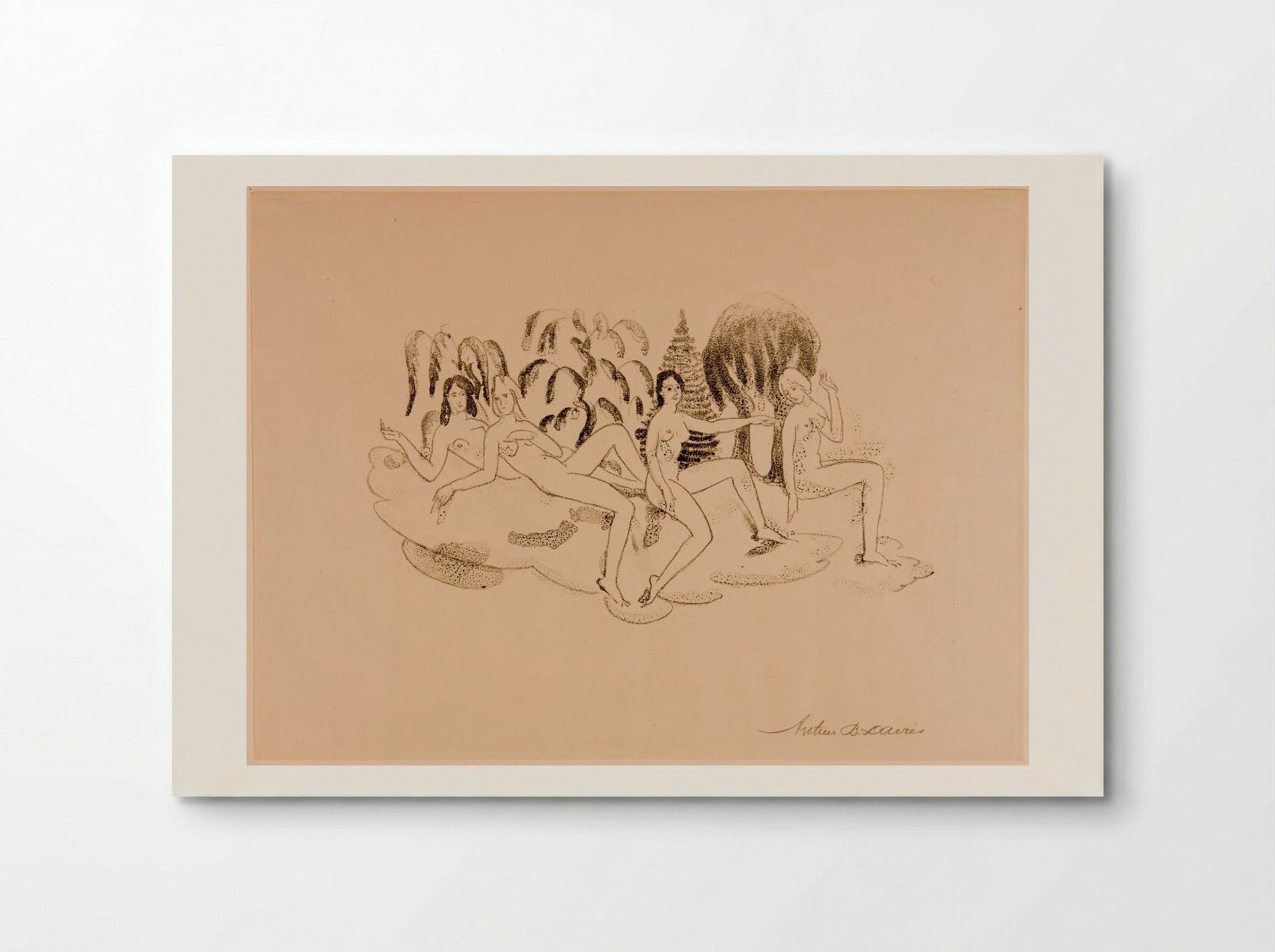 Hamadryads - Arthur Bowen Davies - Poster