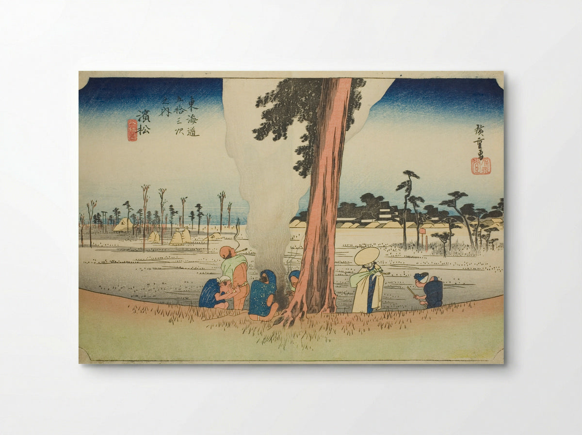 Hamamatsu: Winter Scene - Utagawa Hiroshige - Poster