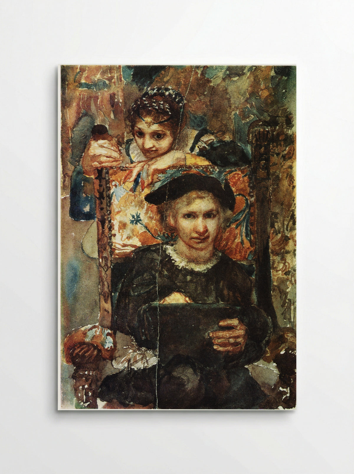 Hamlet and Ophelia - Mikhail Vrubel - Poster