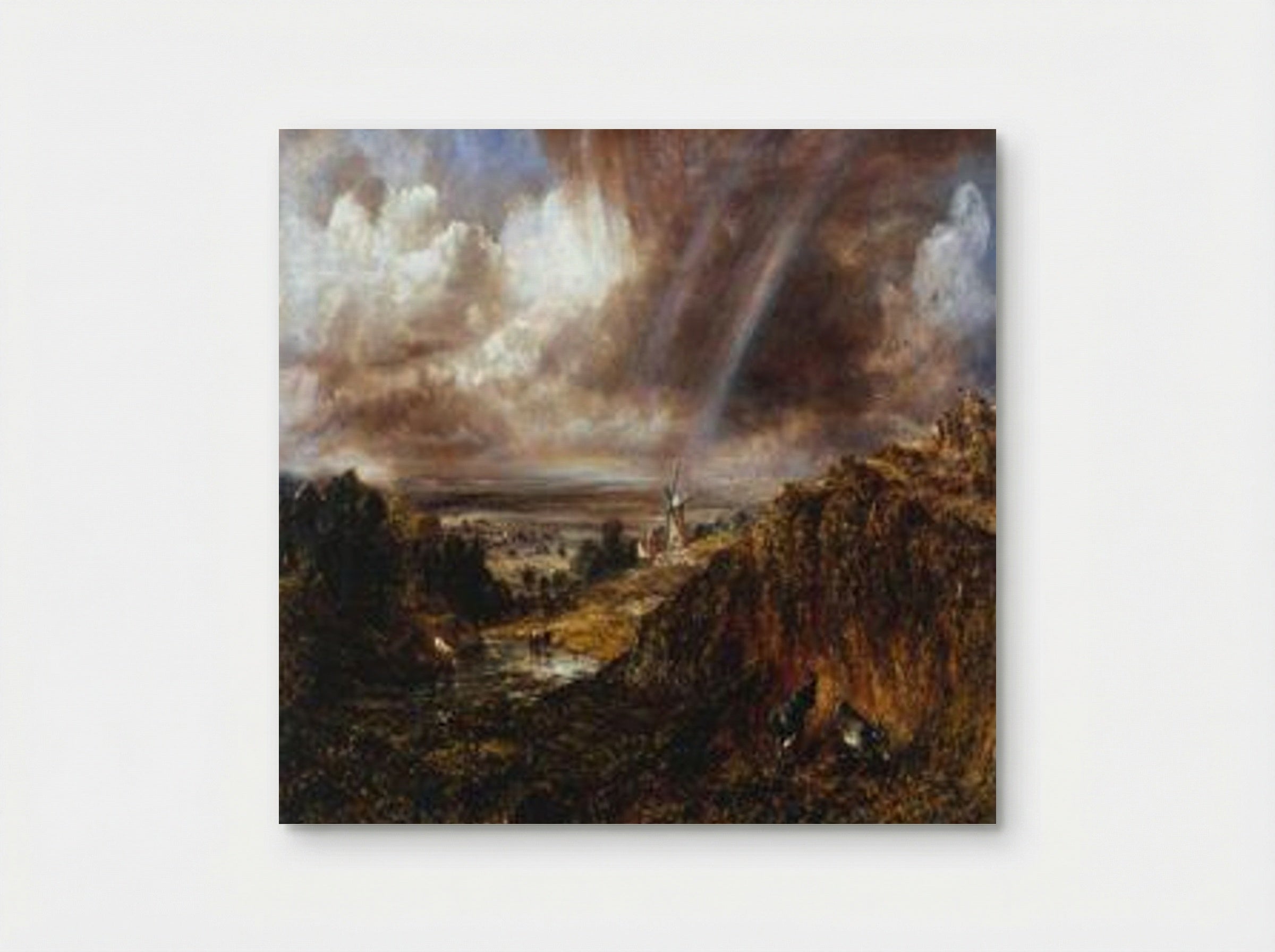 Hampstead Heath with a Rainbow - John Constable - Poster