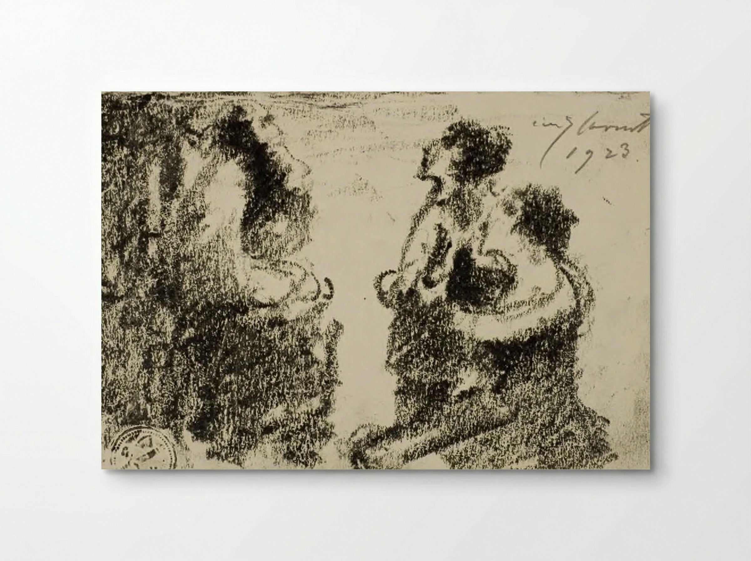 Hannah Brings her Son Samuel to Eli (I Samuel 1:24) - Lovis Corinth - Poster