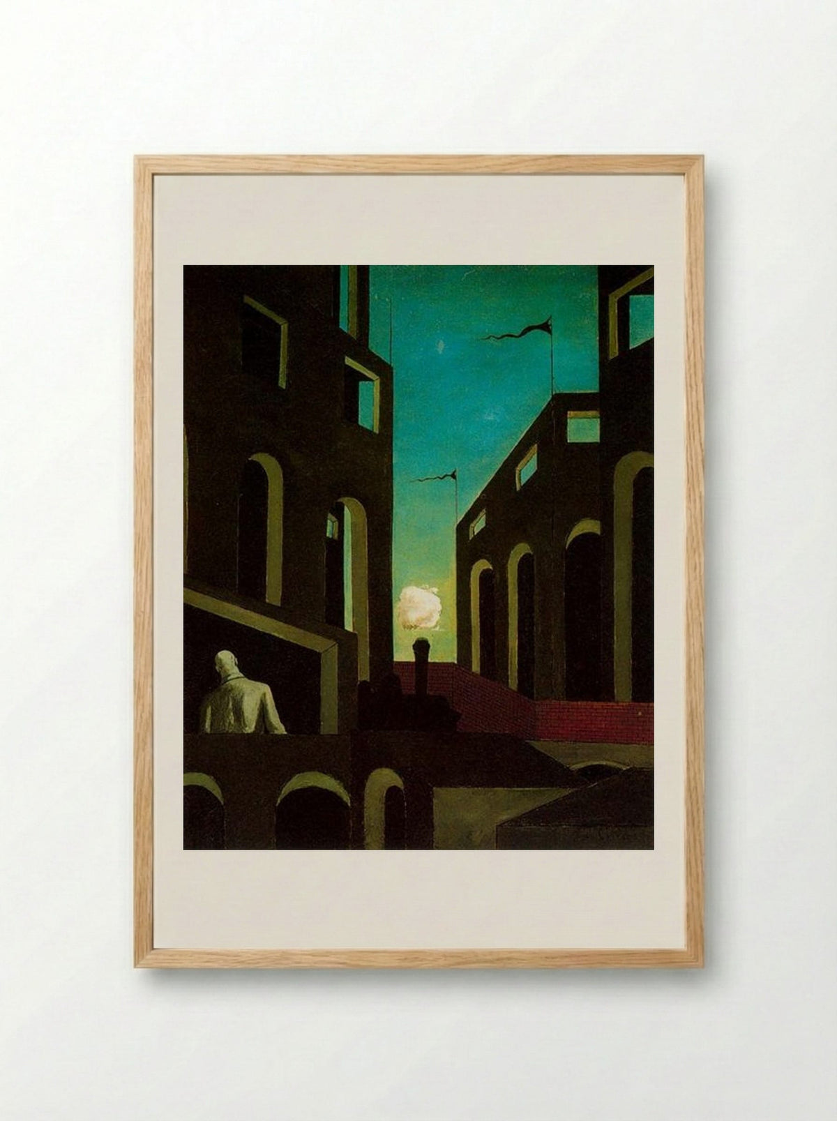 Happiness of Returning - Giorgio de Chirico - Framed Print Wood