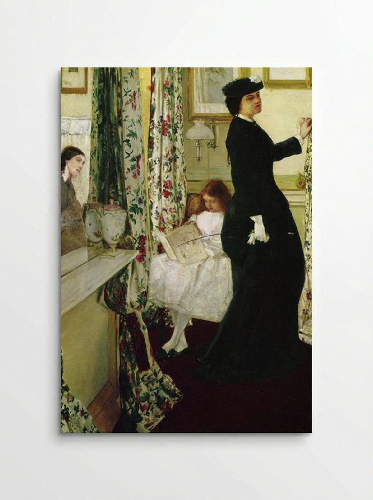 Harmony in Green and Rose: The Music Room - James McNeill Whistler - Poster