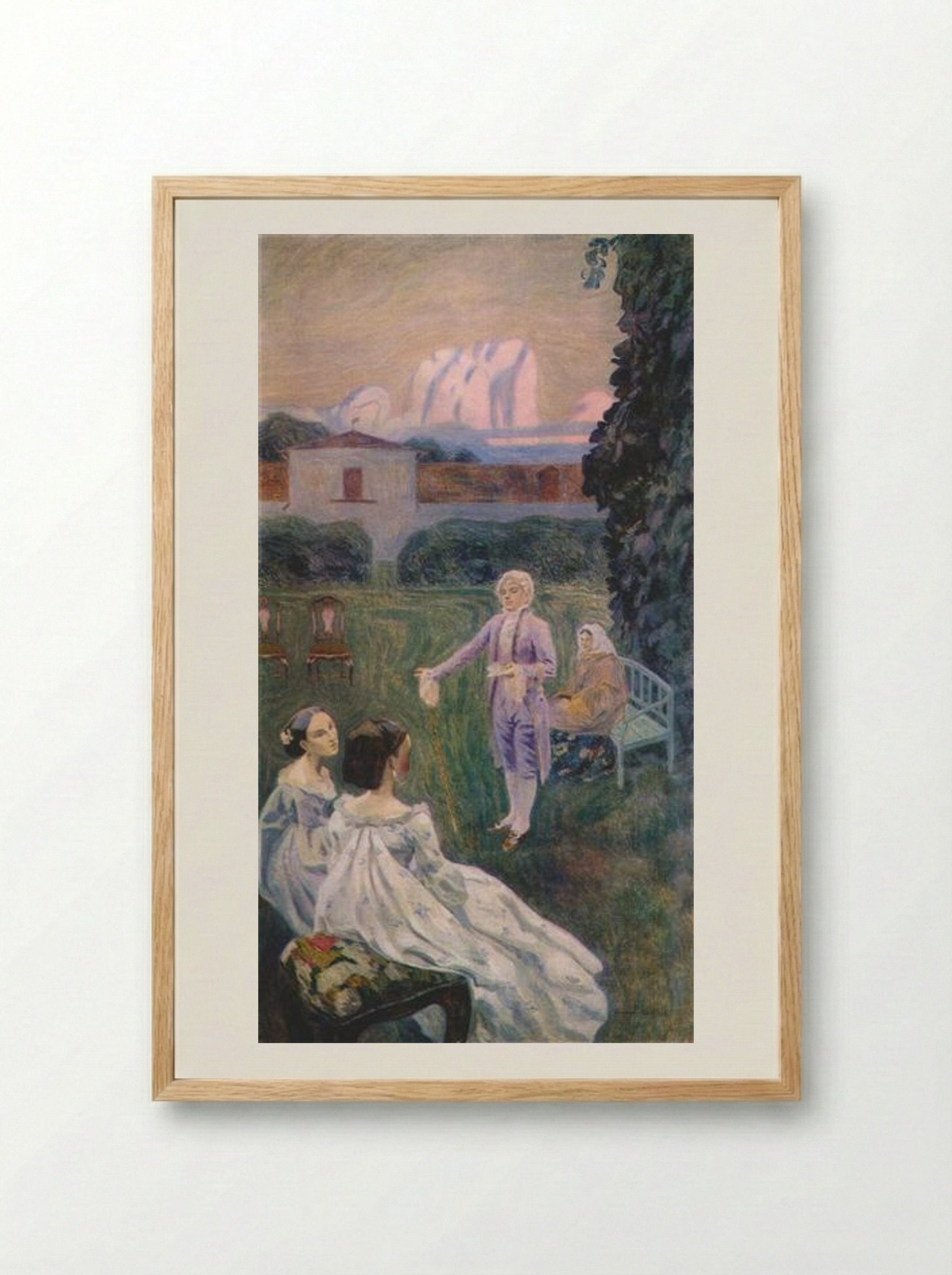 Harmony - Victor Borisov-Musatov - Framed Print Wood