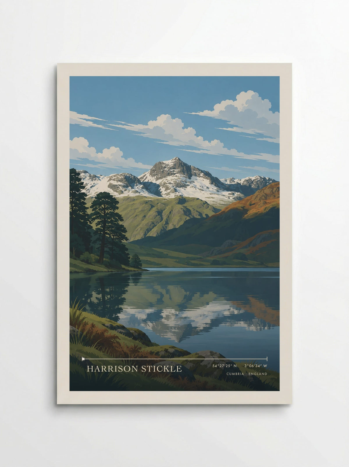 Harrison Stickle, Cumbria | Travel Poster - Poster