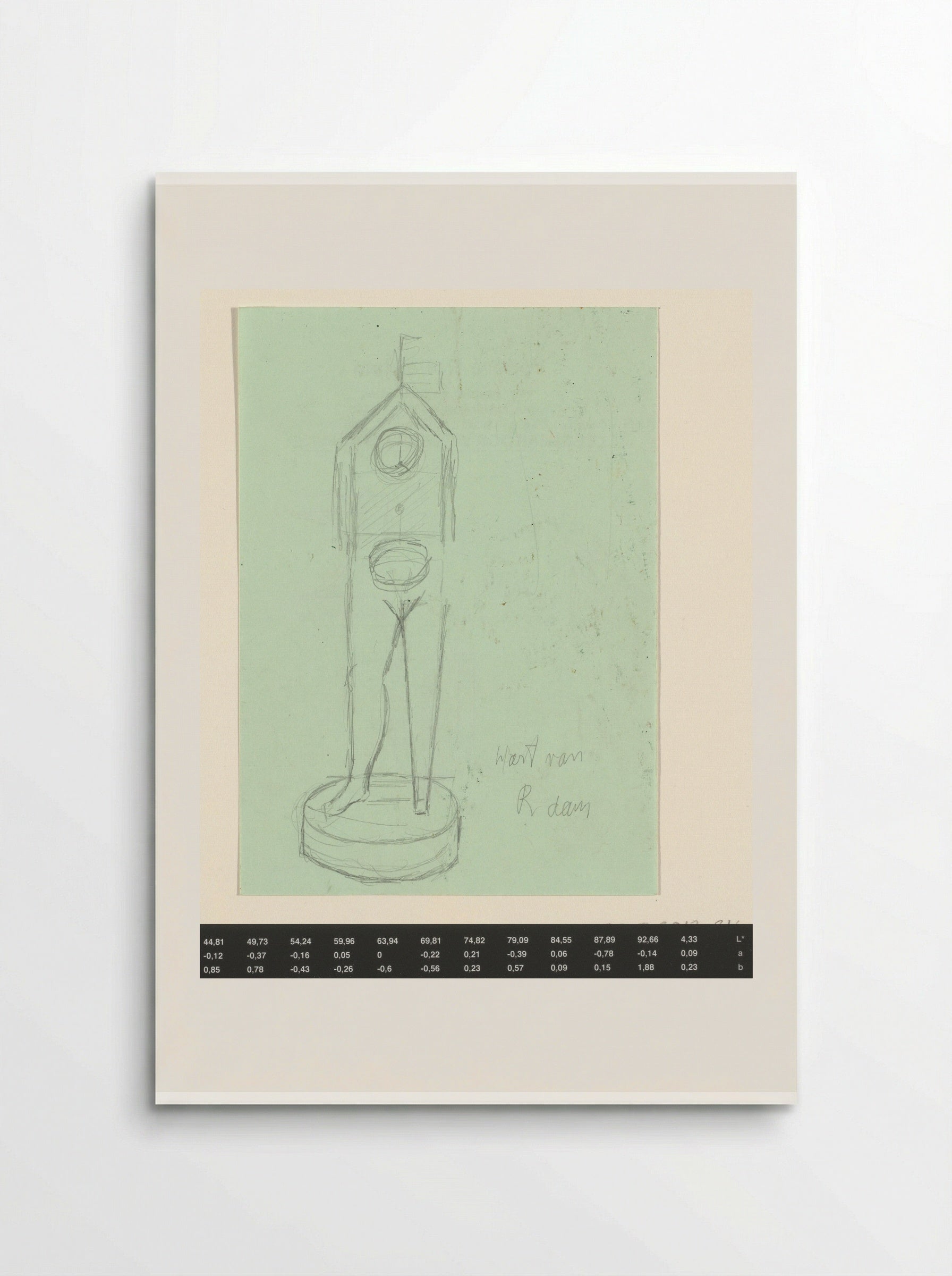 Hart van R'dam (Sketch of Sculpture) - Willem Westbroek - Poster