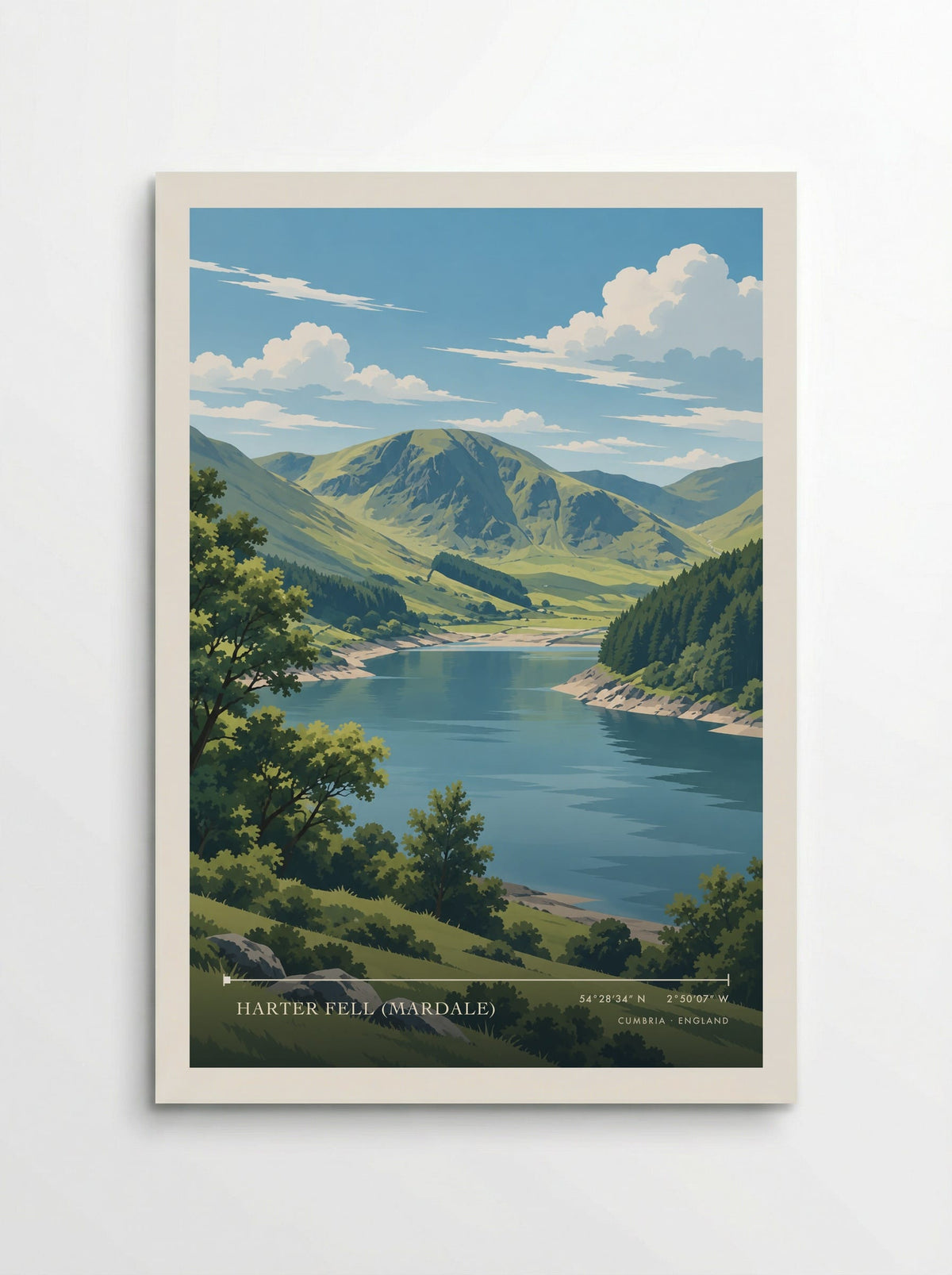 Harter Fell (Mardale), Cumbria | Travel Poster - Poster