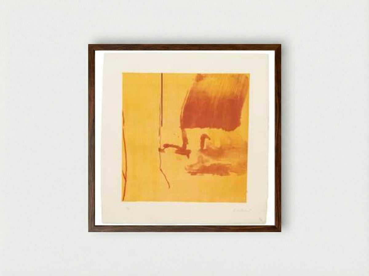 Harvest - Helen Frankenthaler - Framed Print Dark Wood