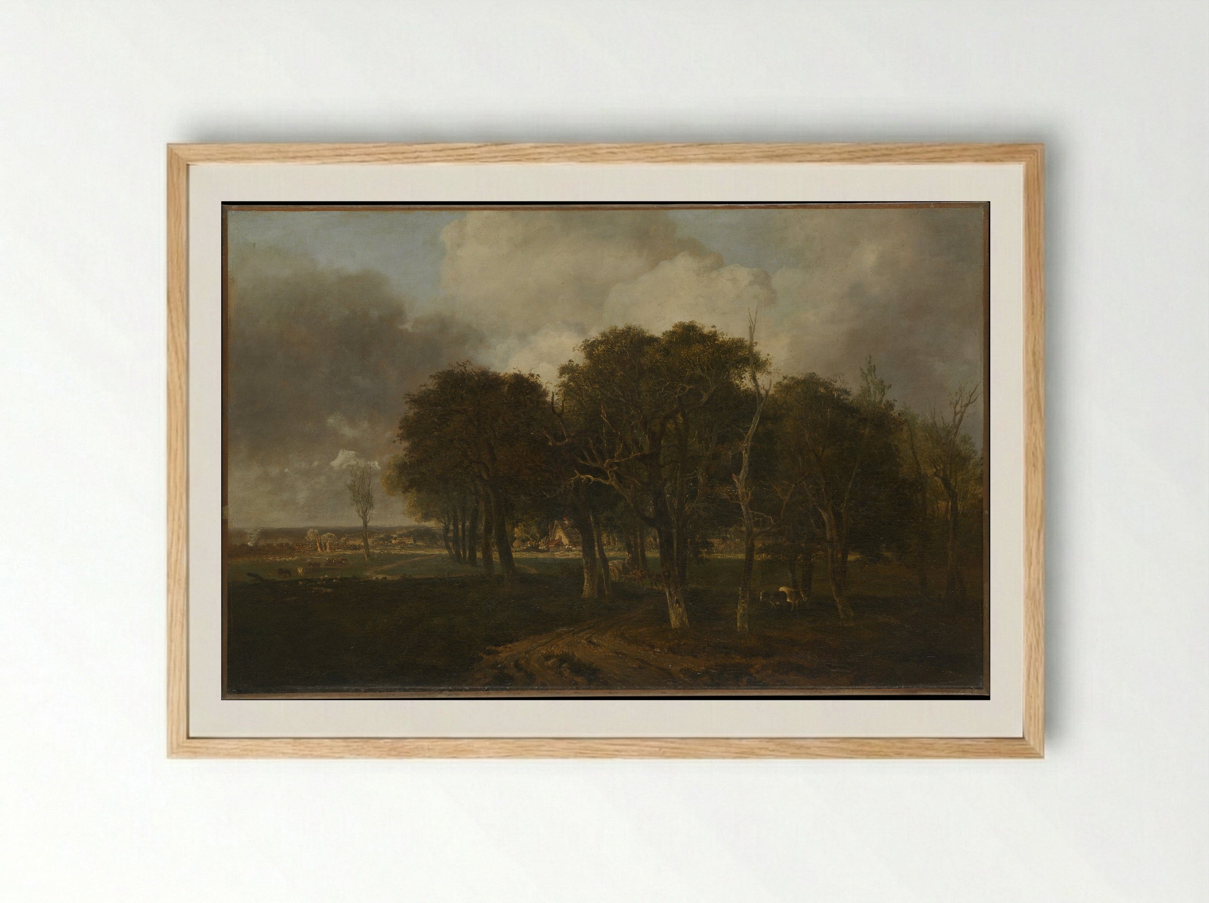 Hautbois Common, Norfolk - John Crome - Framed Print Wood