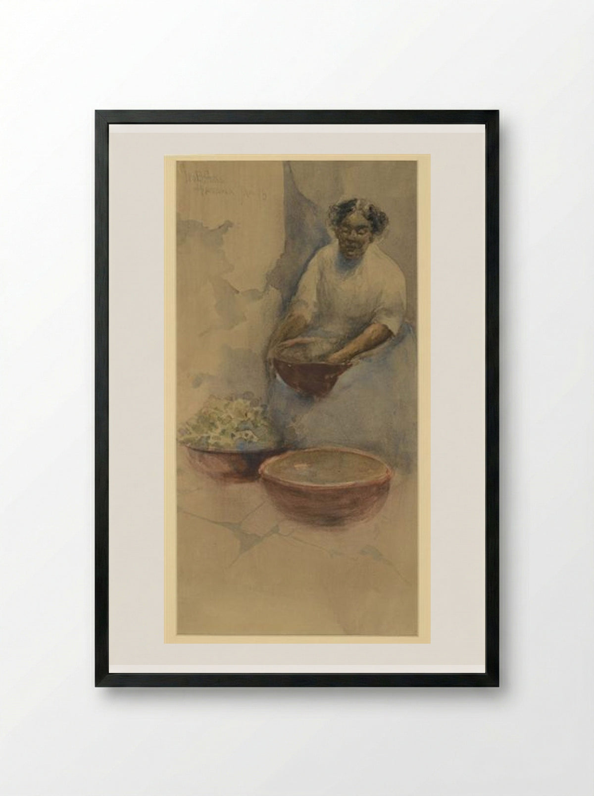 Havana, Cuba - George Luks - Framed Print Black