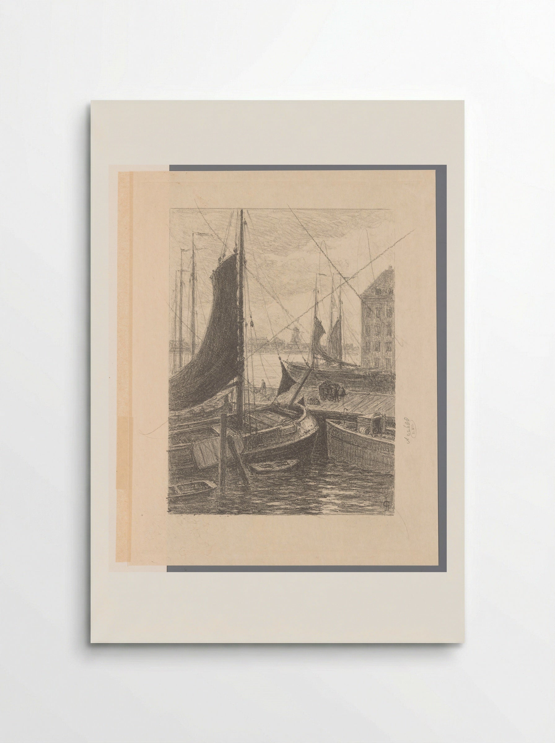 Havengezicht - Carel Nicolaas Storm van 's-Gravesande - Poster