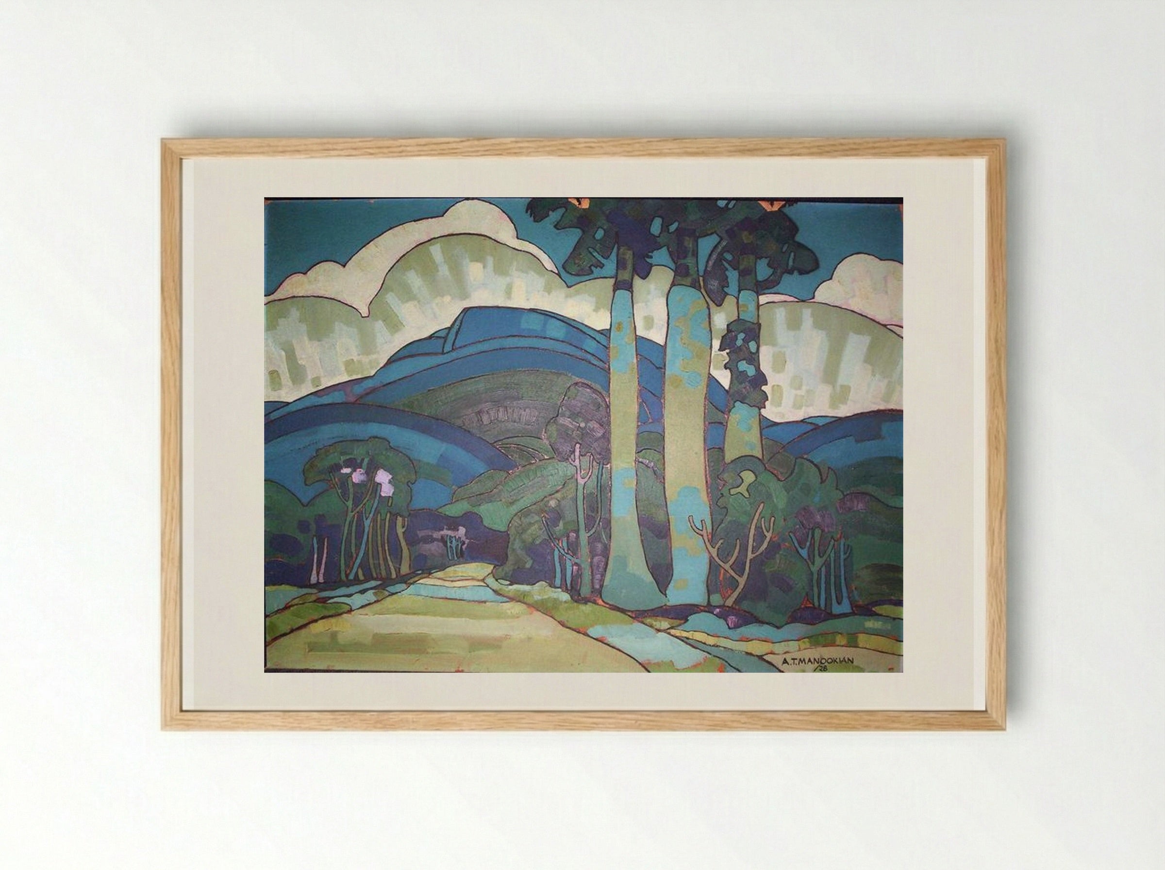 Hawaiian Landscape - Arman Manookian - Framed Print Wood