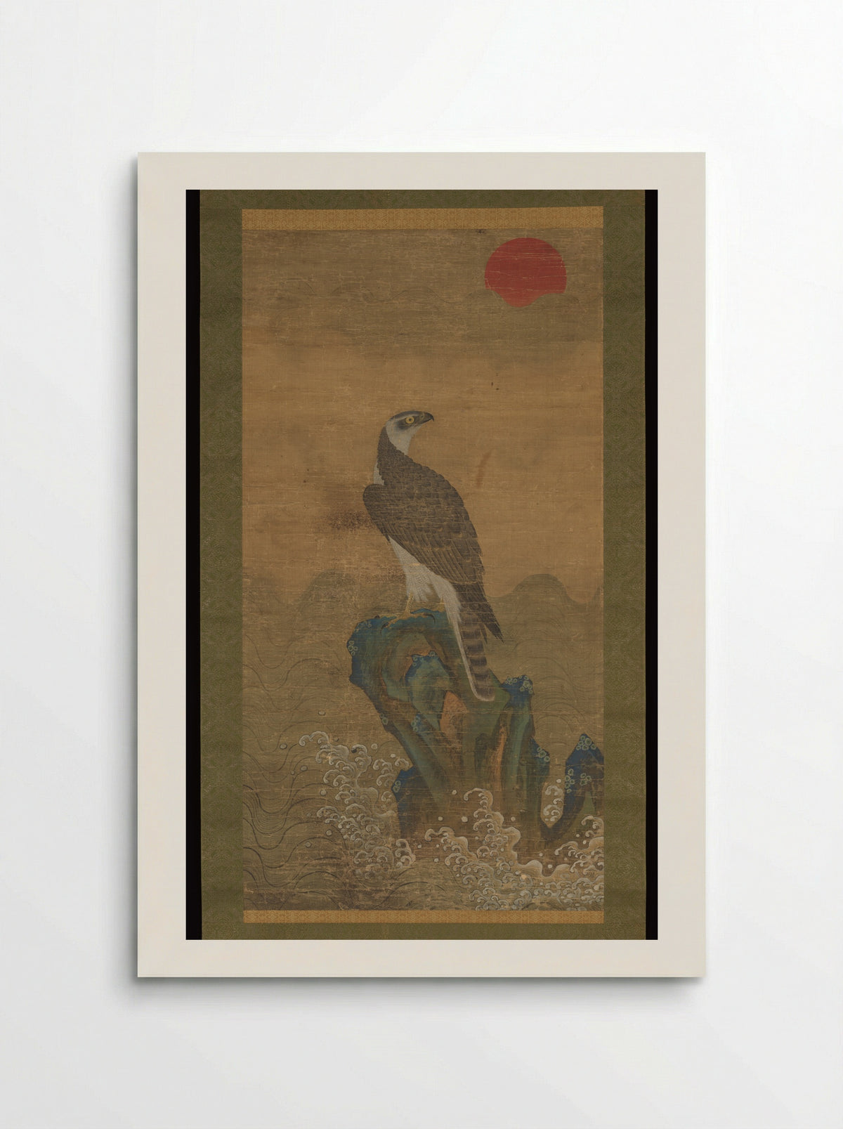 Hawk at Sunrise - Jeong Hong-Rae - Poster