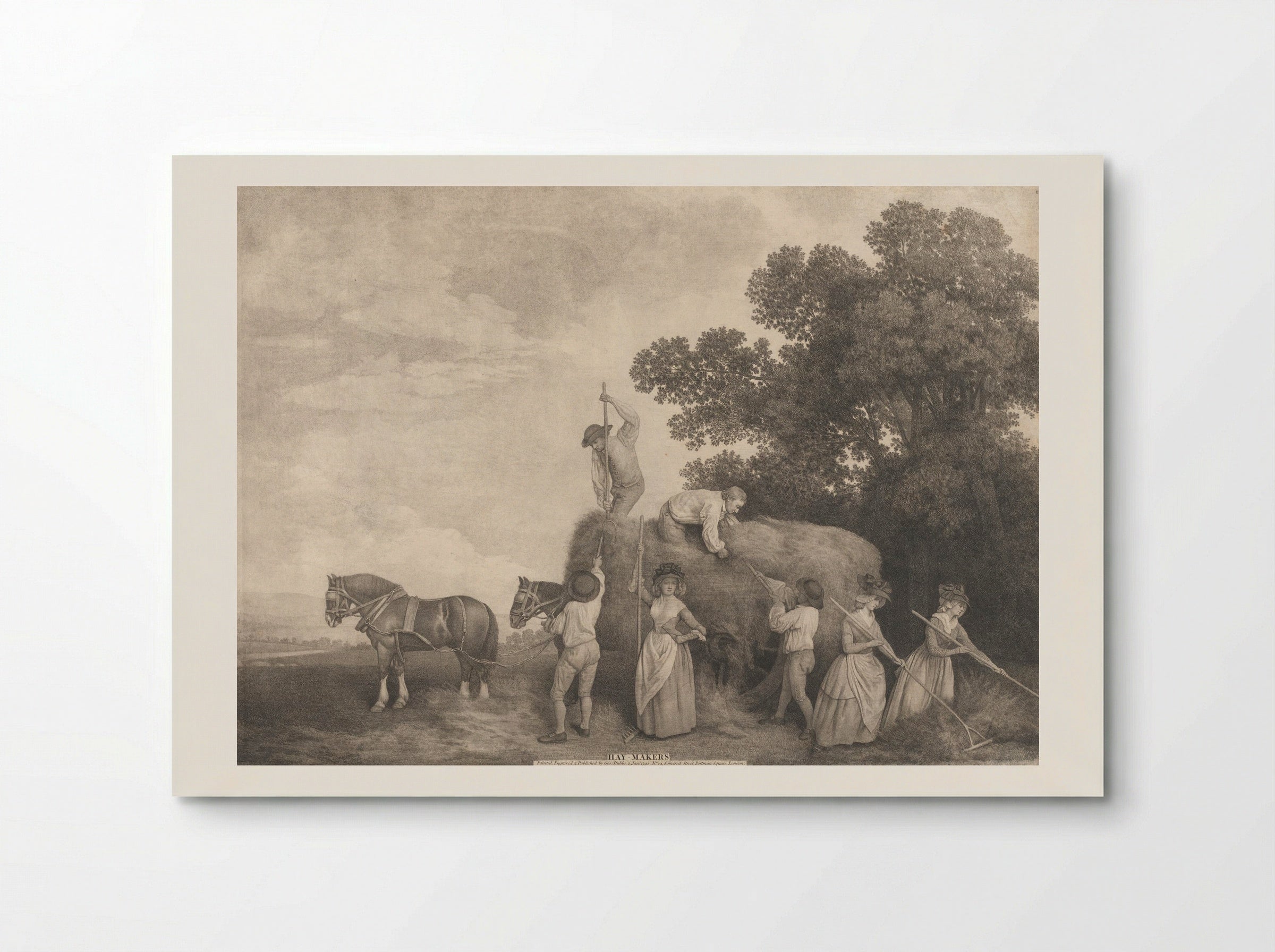 Hay Makers - George Stubbs - Poster