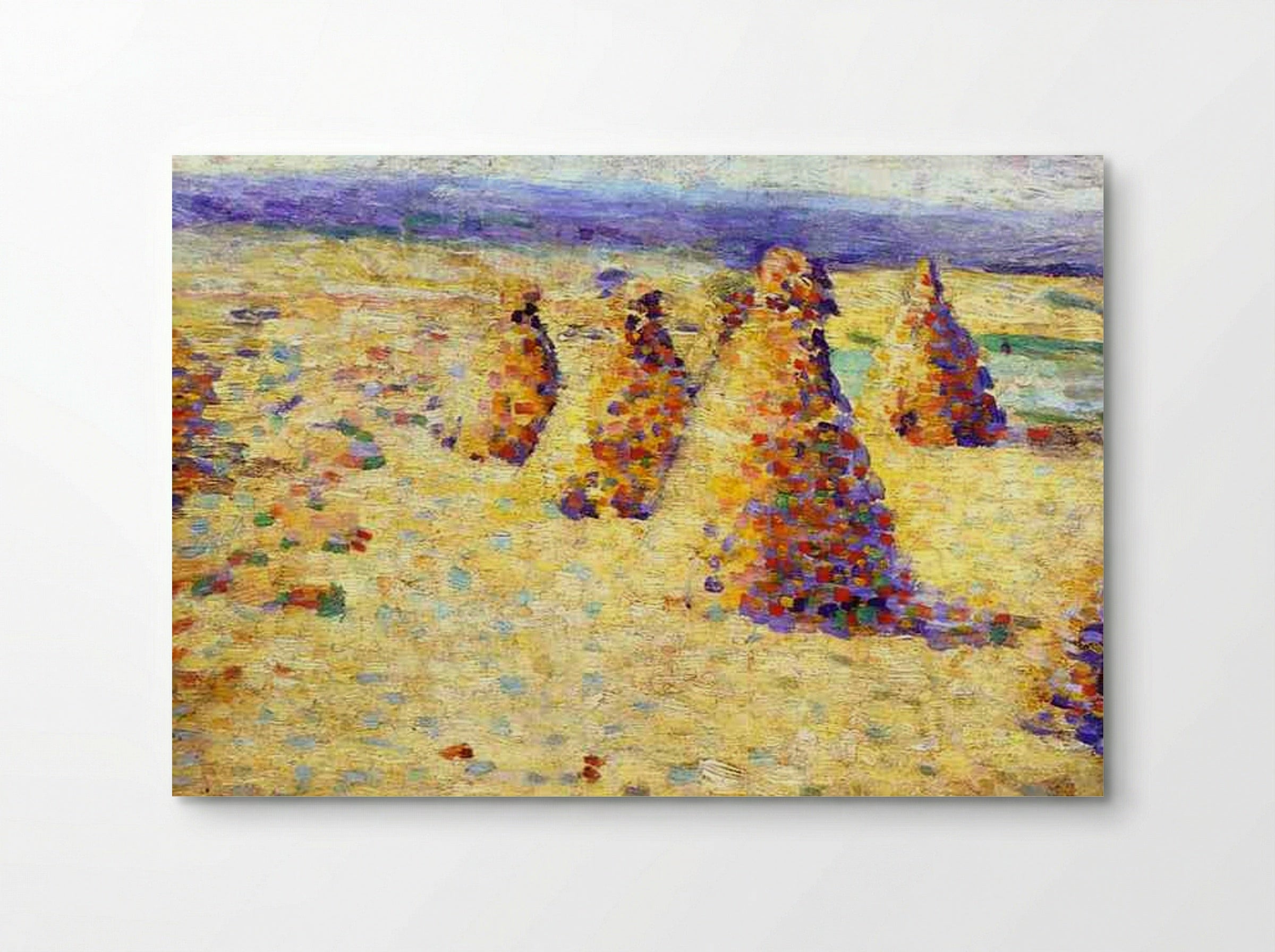 Hay Ricks in Normandy - Charles Angrand - Poster