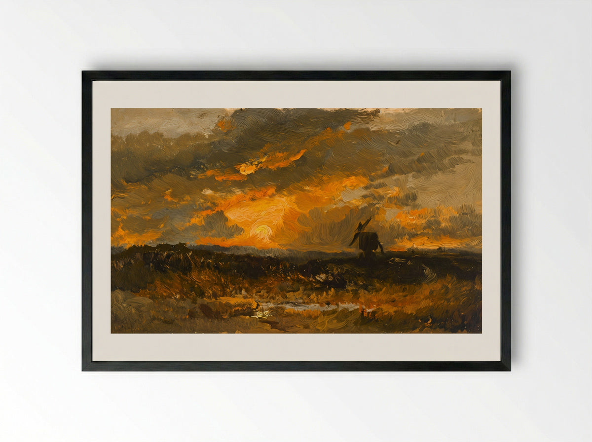 Hayes Common - James Webb - Framed Print Black