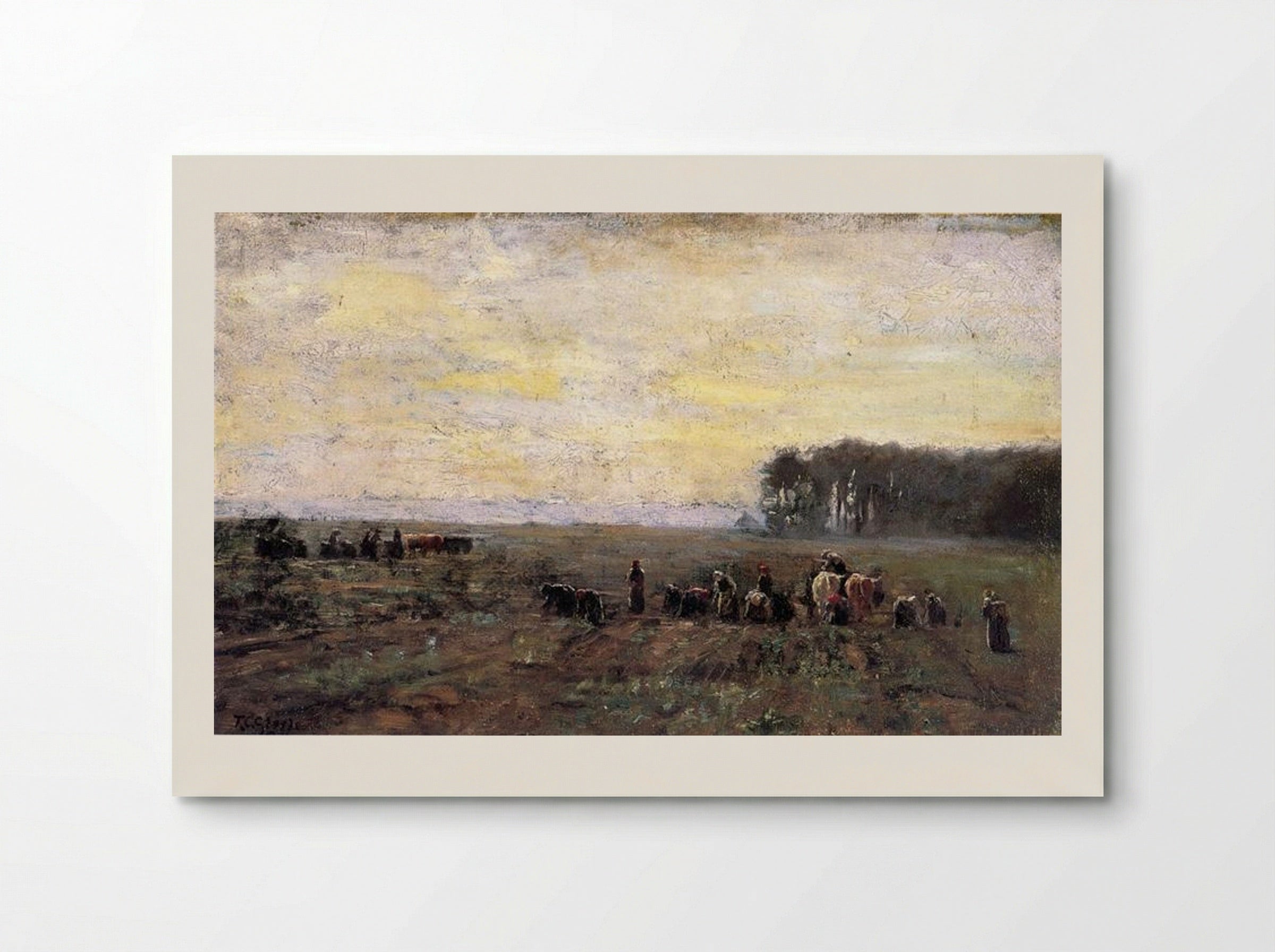 Haying Scene - T. C. Steele - Poster