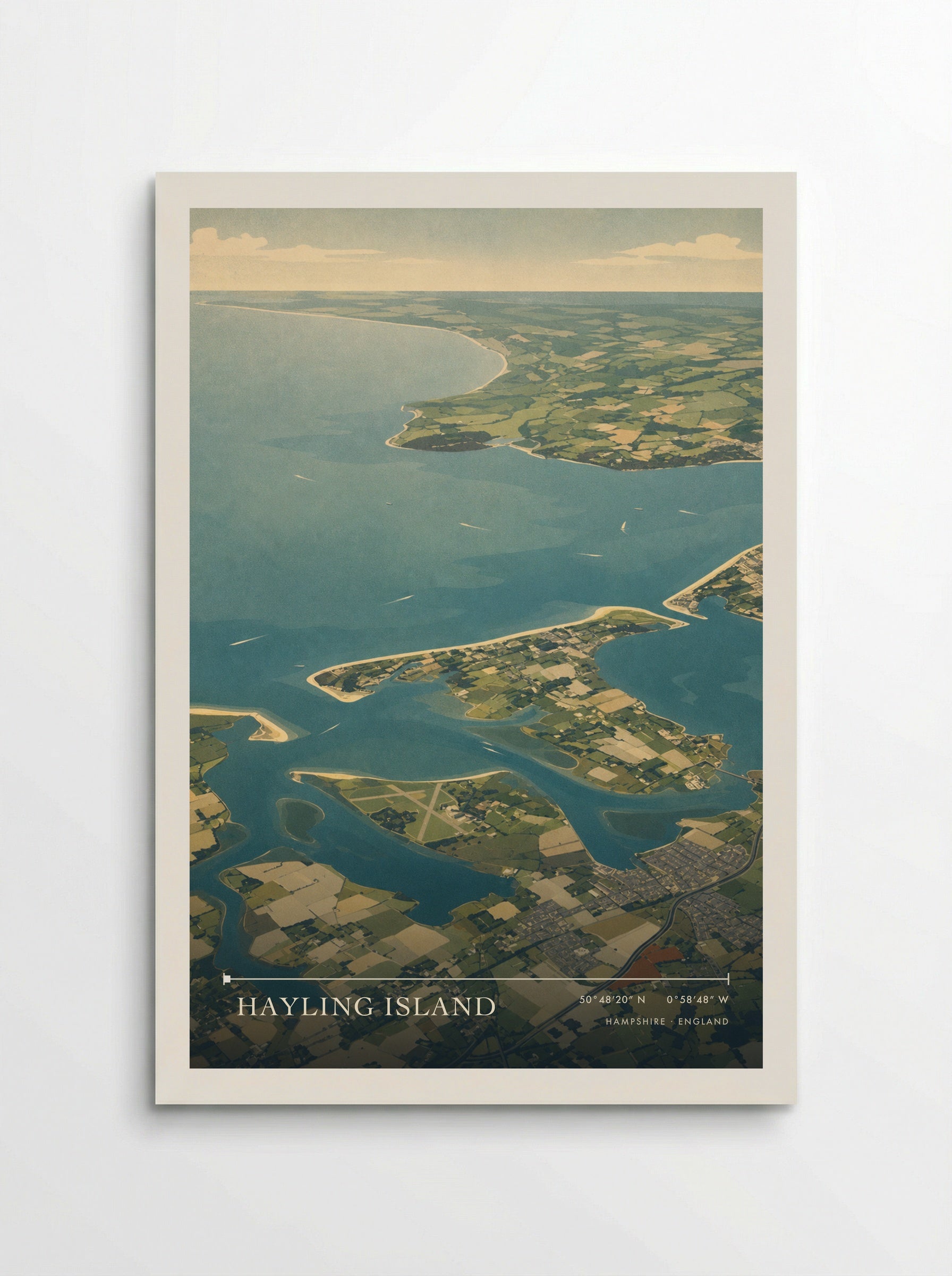 Hayling Island Hampshire England Travel Poster - Poster