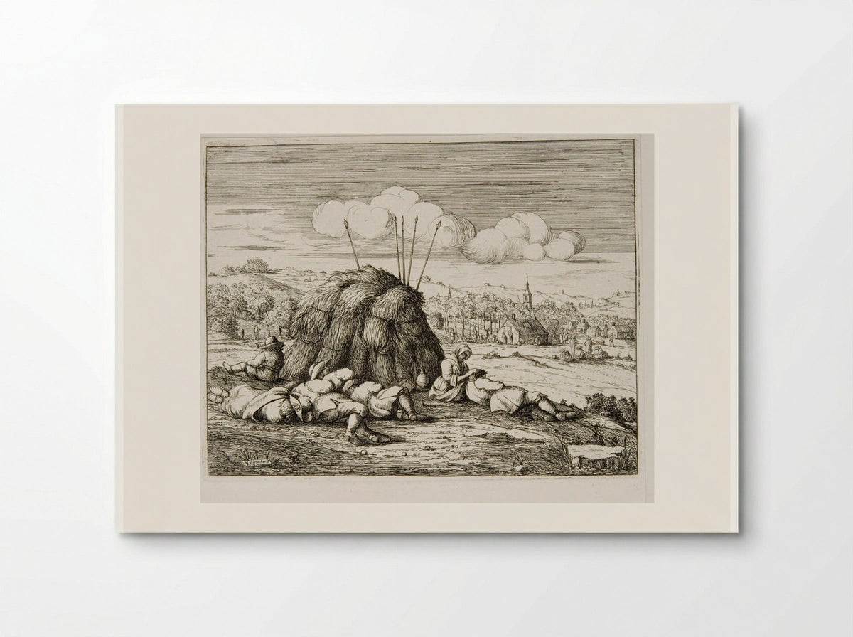 Haymakers Resting - David Deuchar - Poster