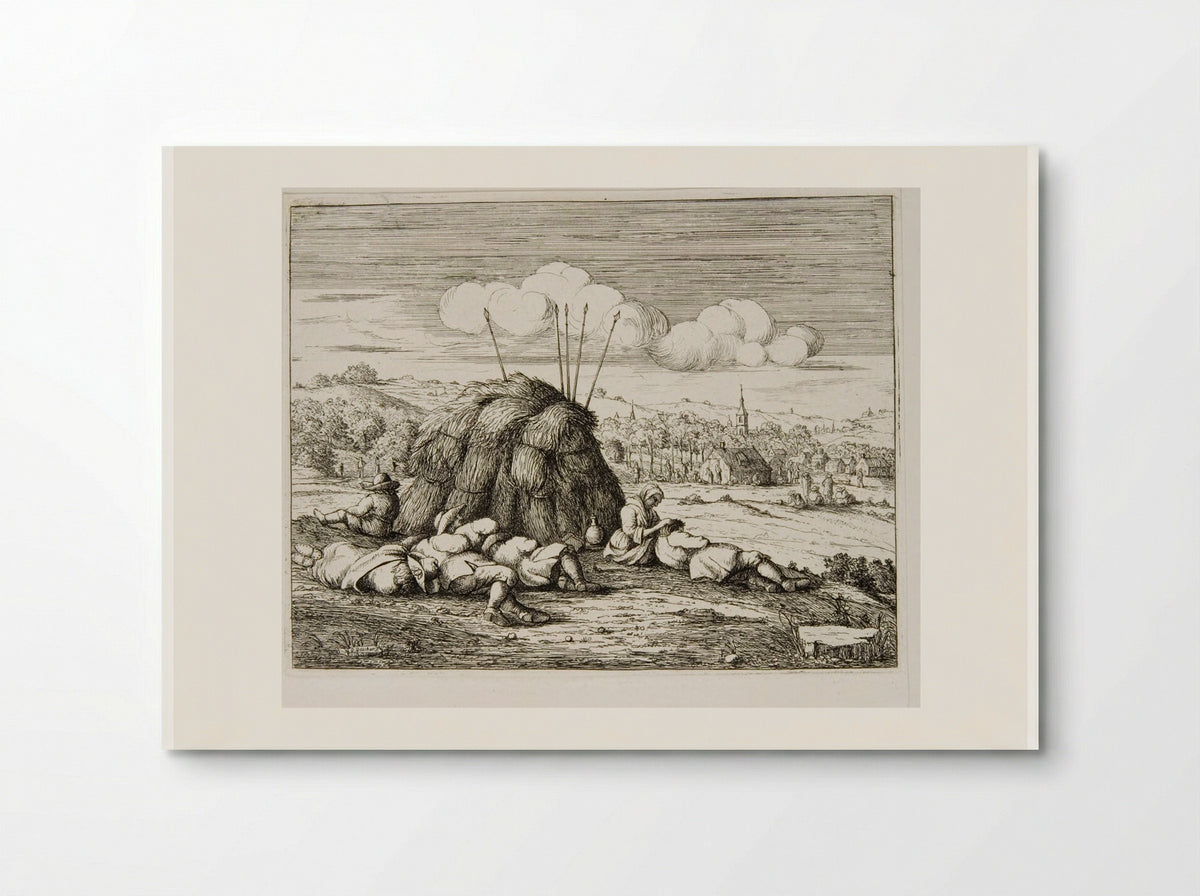 Haymakers Resting - David Deuchar - Poster