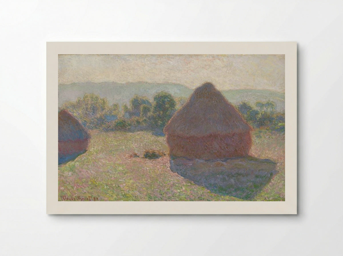 Haystacks, Midday - Claude Monet - Poster