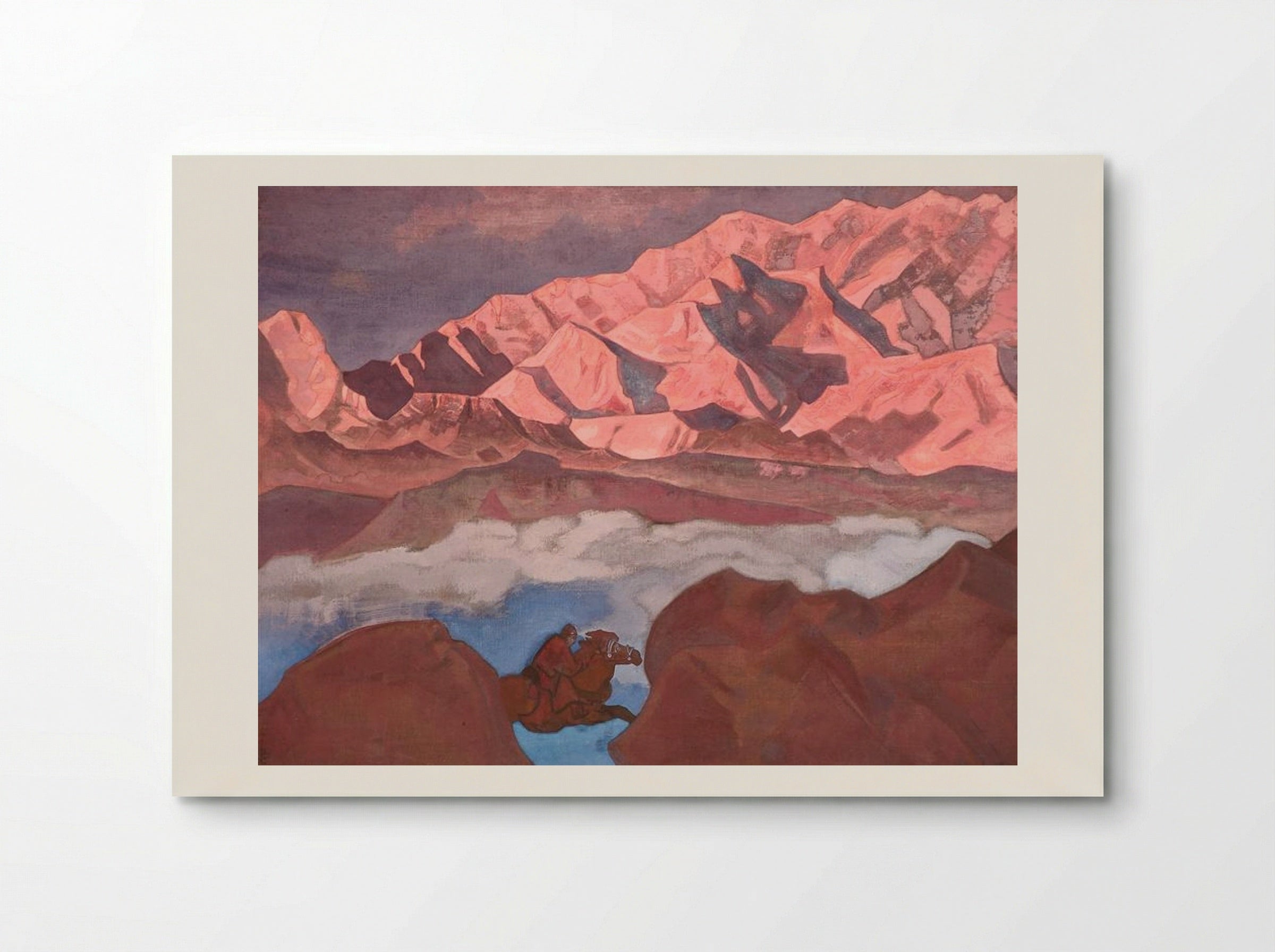 He Who Hastens - Nicholas Roerich - Poster