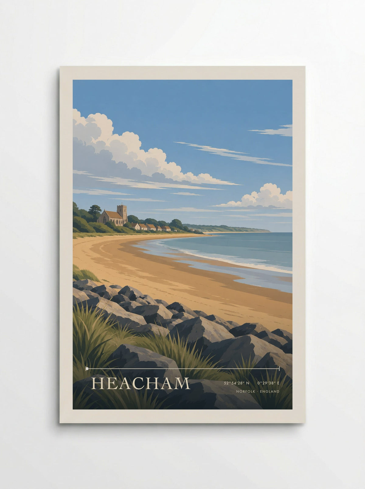 Heacham, Norfolk | Travel Poster - Poster