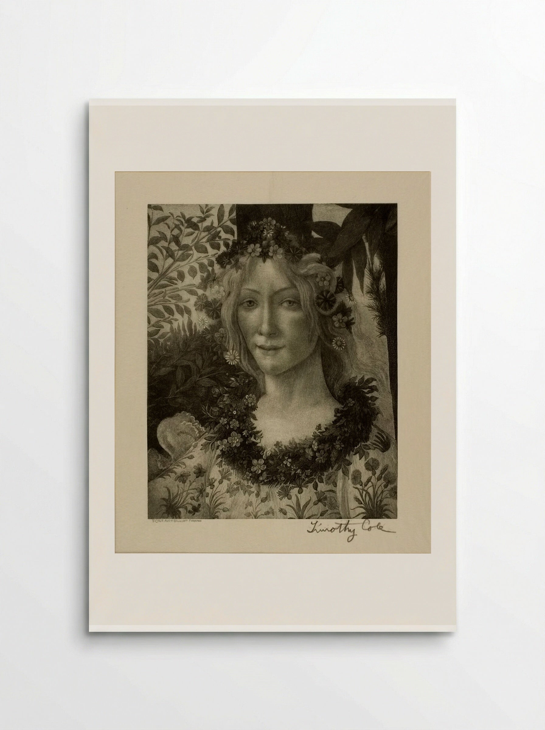 Head of Flora - Timothy Cole - Poster