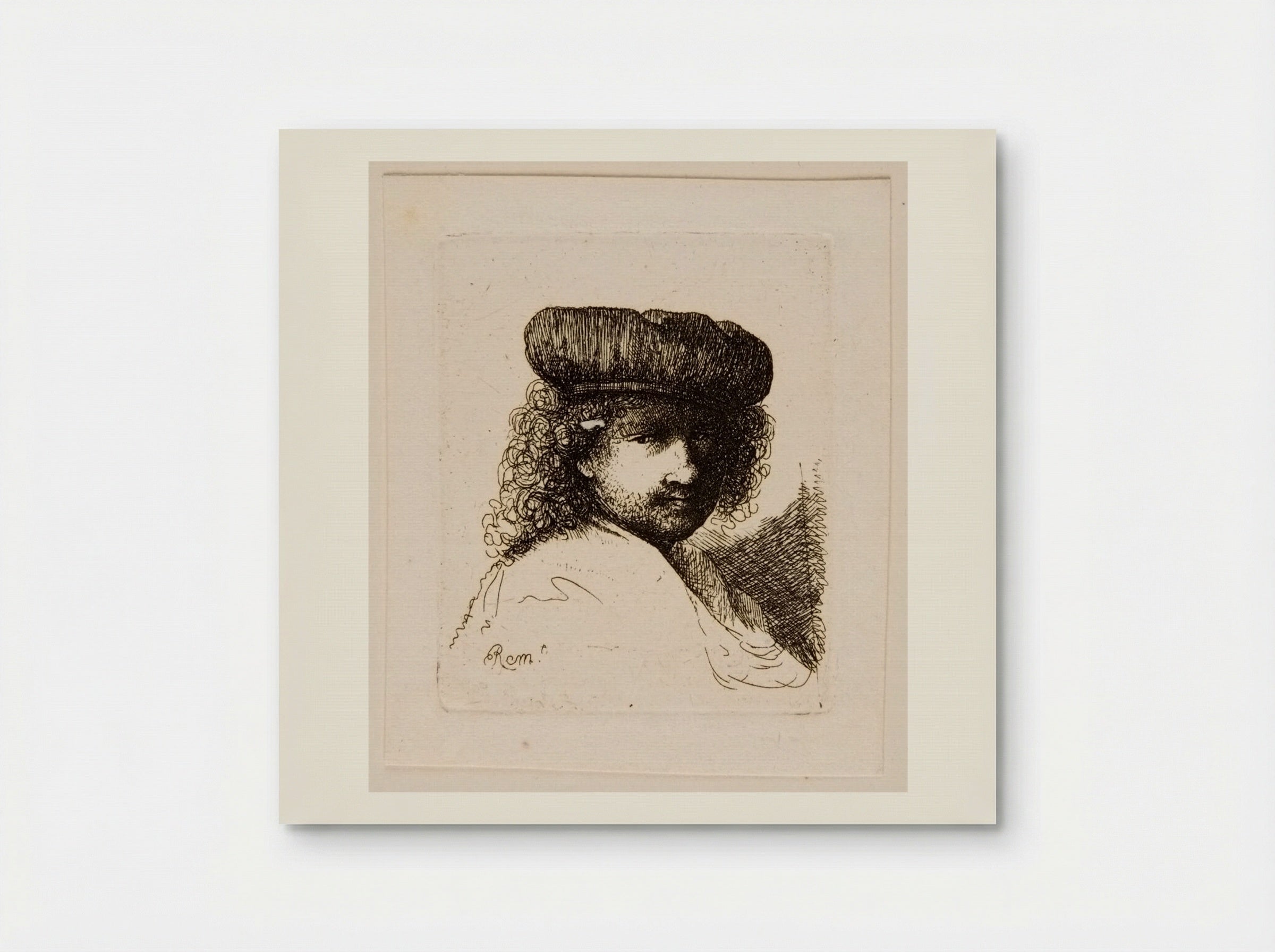 Head of Rembrandt - David Deuchar - Poster