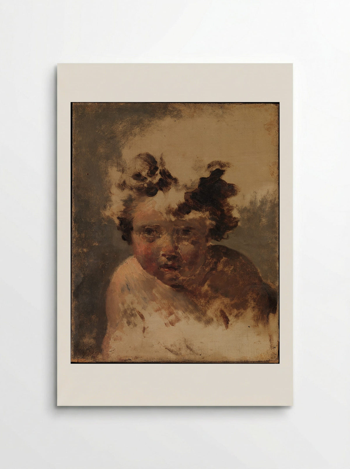 Head of a Child - Jacques-Louis David - Poster