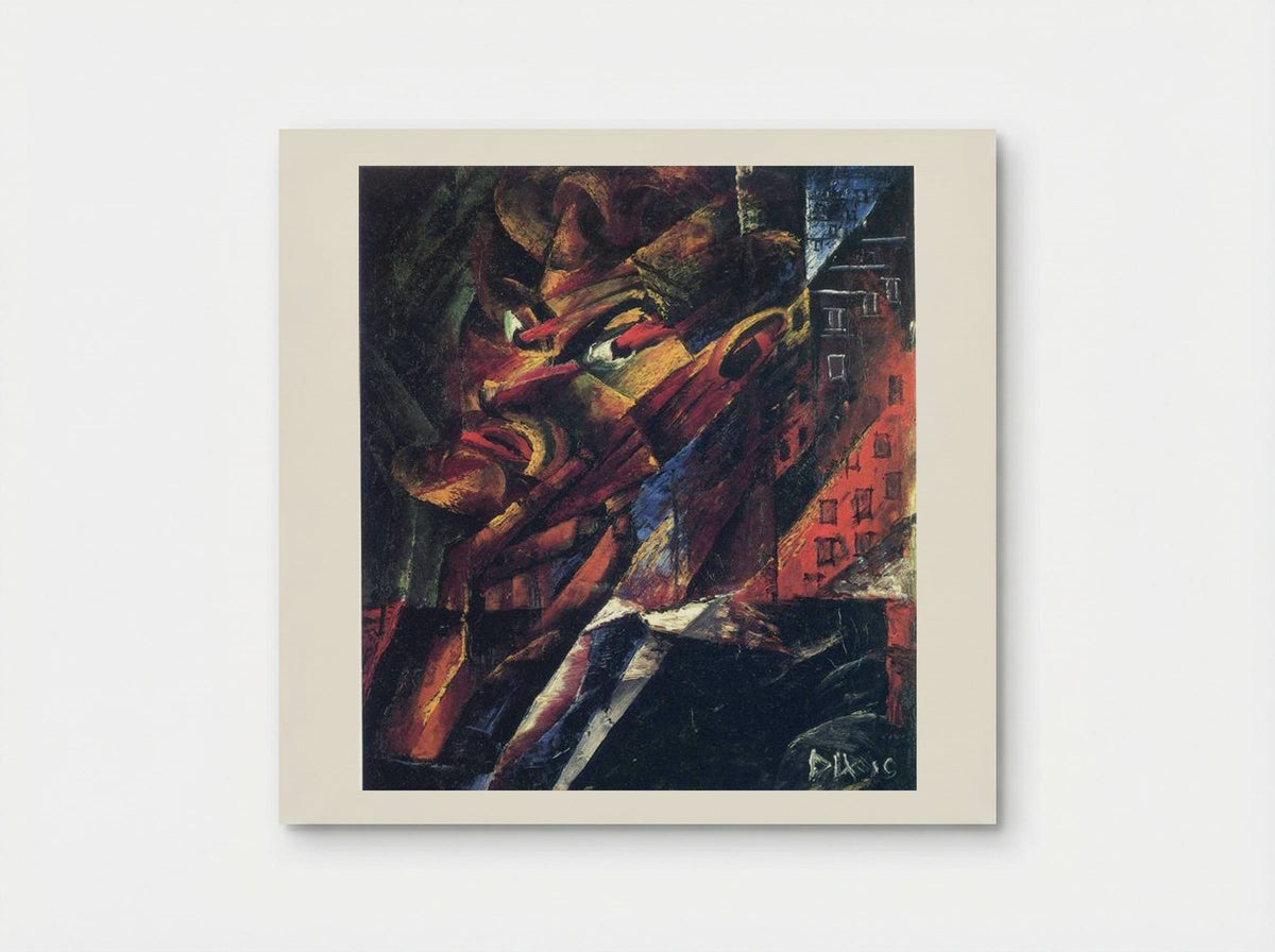 Head of a Man (Self-Portrait) - Otto Dix - Poster