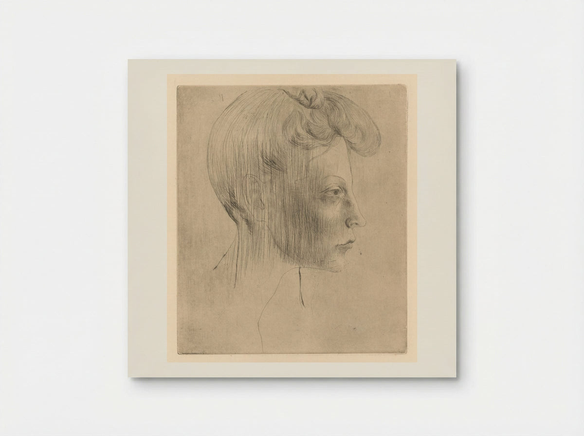 Head of a Woman in Profile - Pablo Picasso - Poster