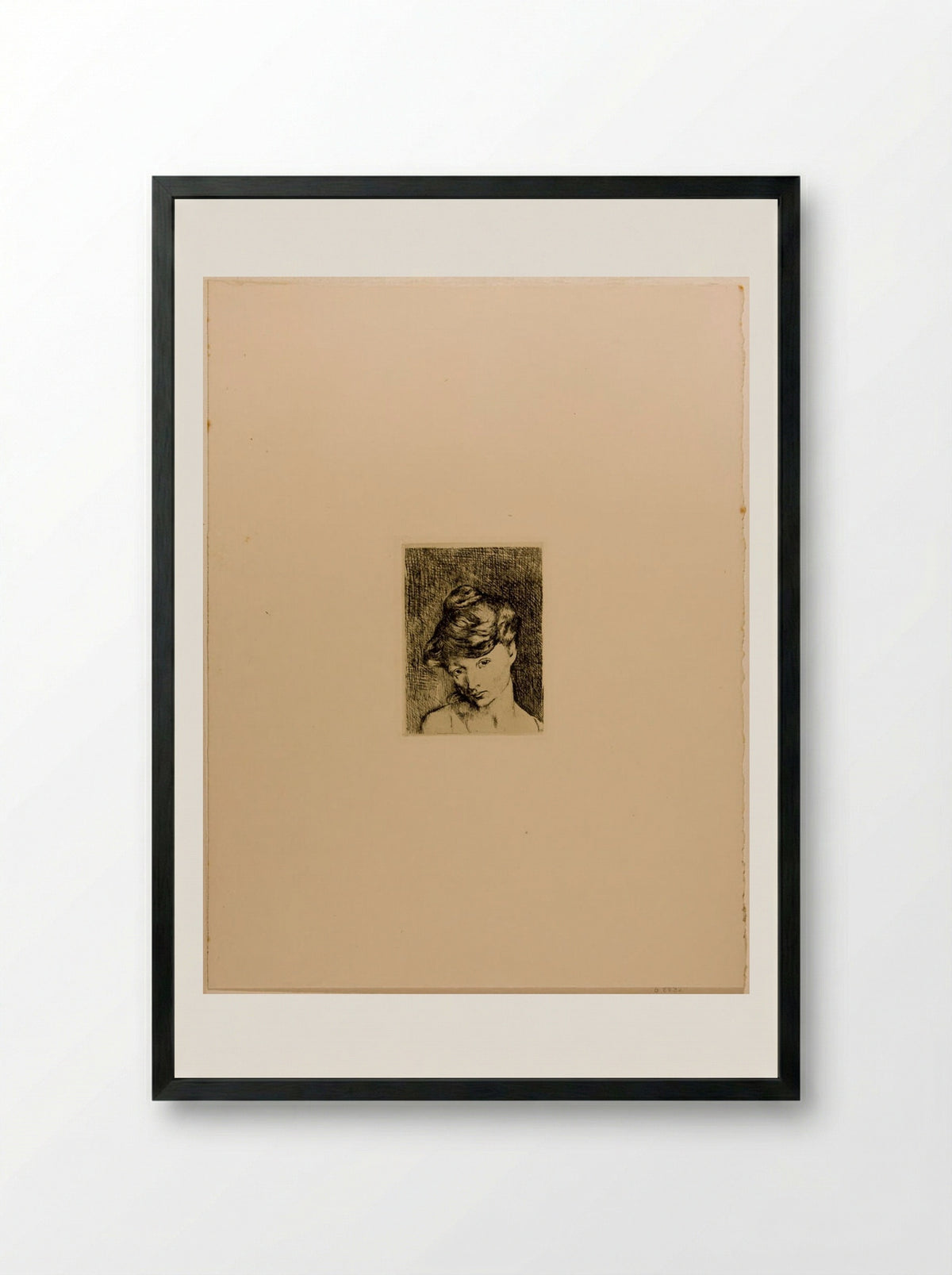 Head of a Woman: Madeline - Pablo Ruiz Picasso - Framed Print Black