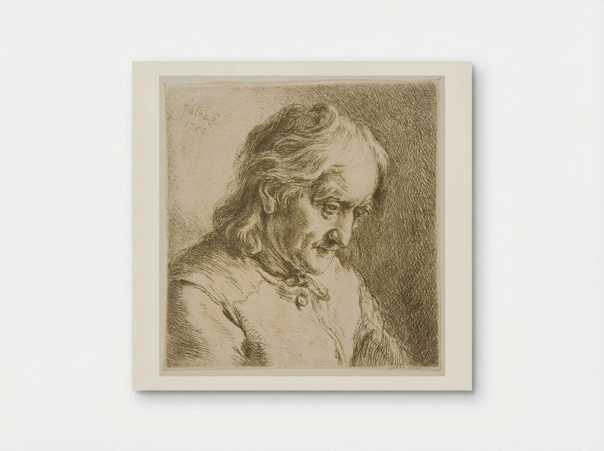 Head of an Old Man - Joachim Martin Falbe - Poster