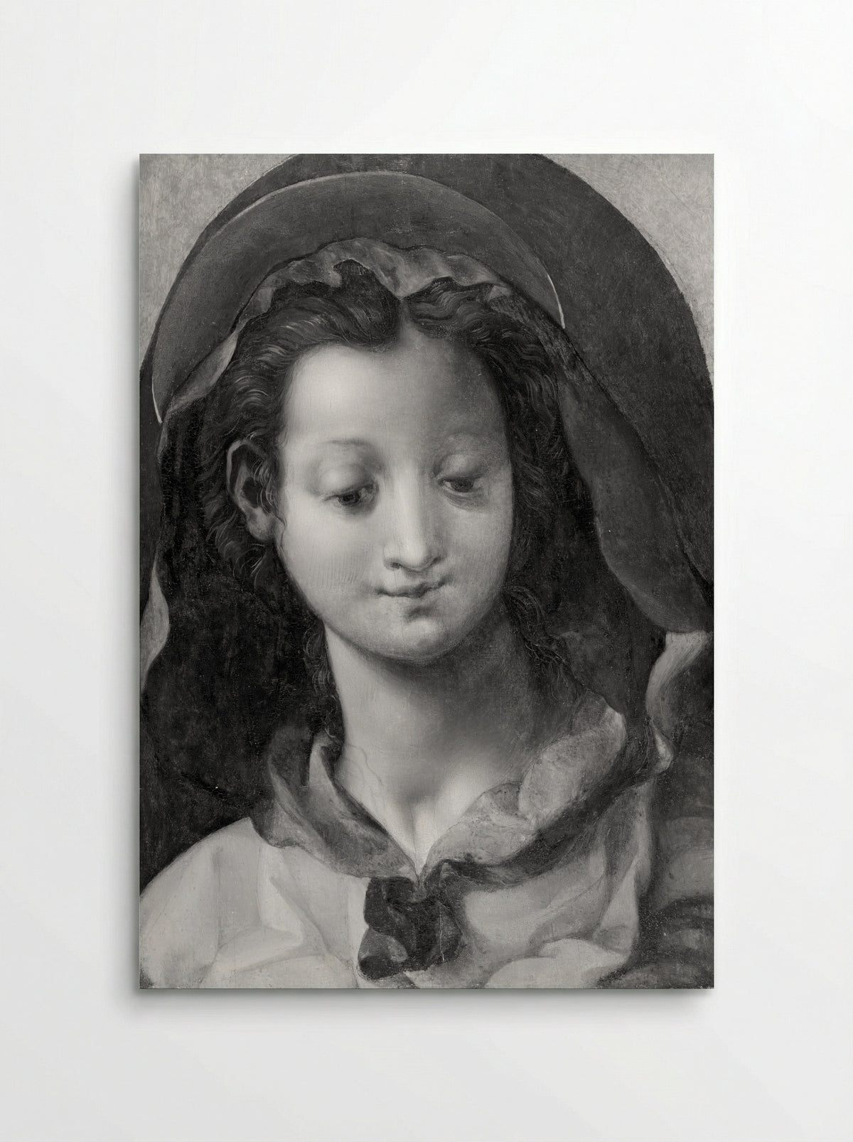 Head of the Virgin - Jacopo Carrucci da Pontormo - Poster
