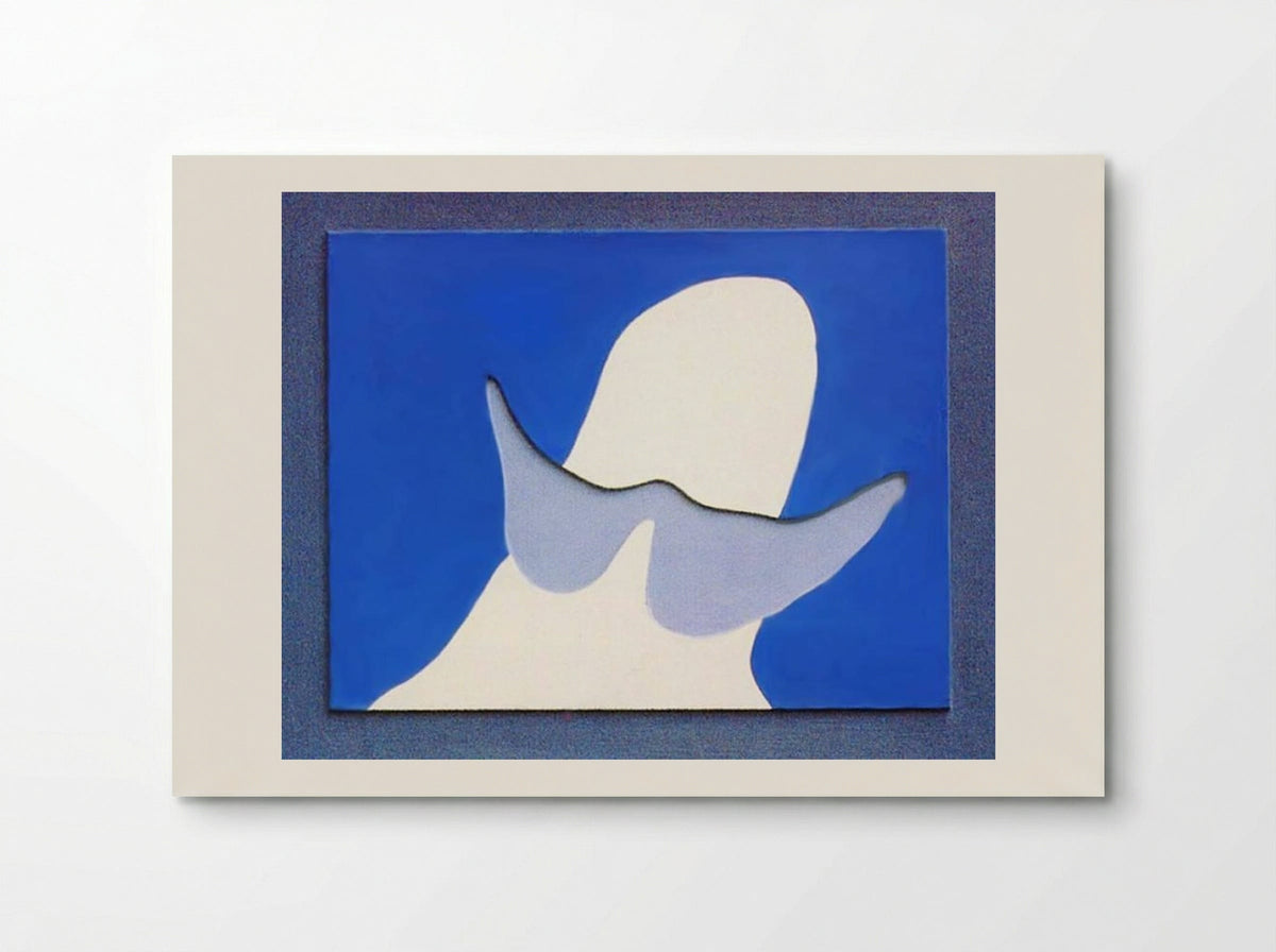 Head with mustache - Jean Arp - Poster