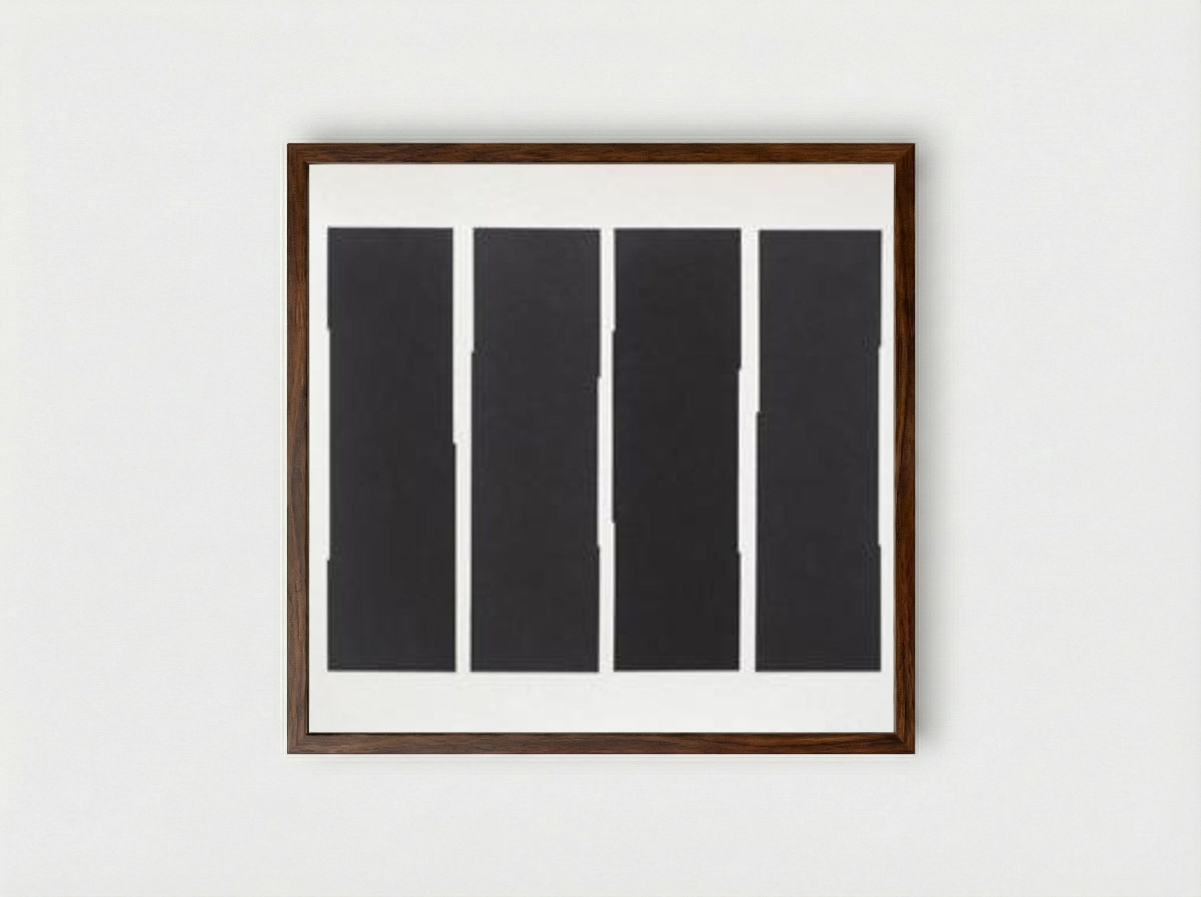 Heartbeats - Roman Cotosman - Framed Print Dark Wood