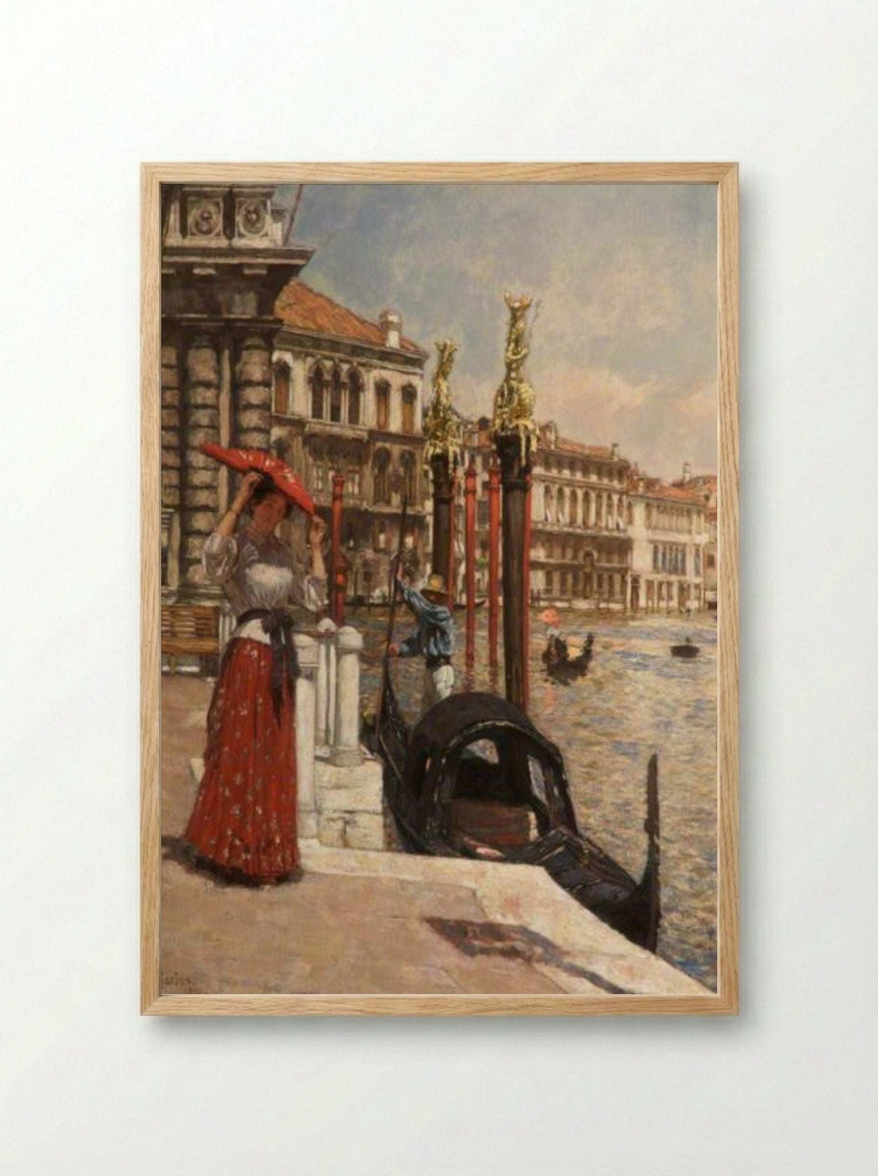 Heat of the Day, Venice - James Charles - Framed Print Wood