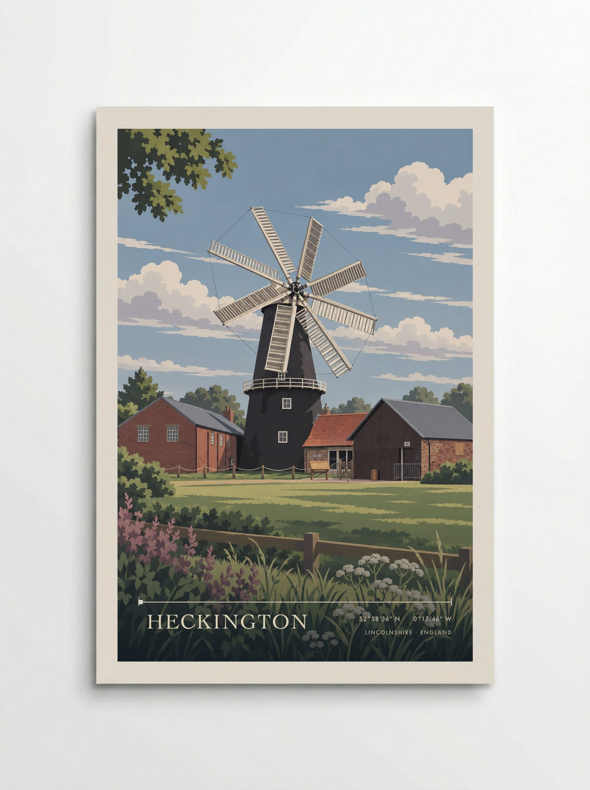 Heckington, Lincolnshire | Travel Poster - Poster