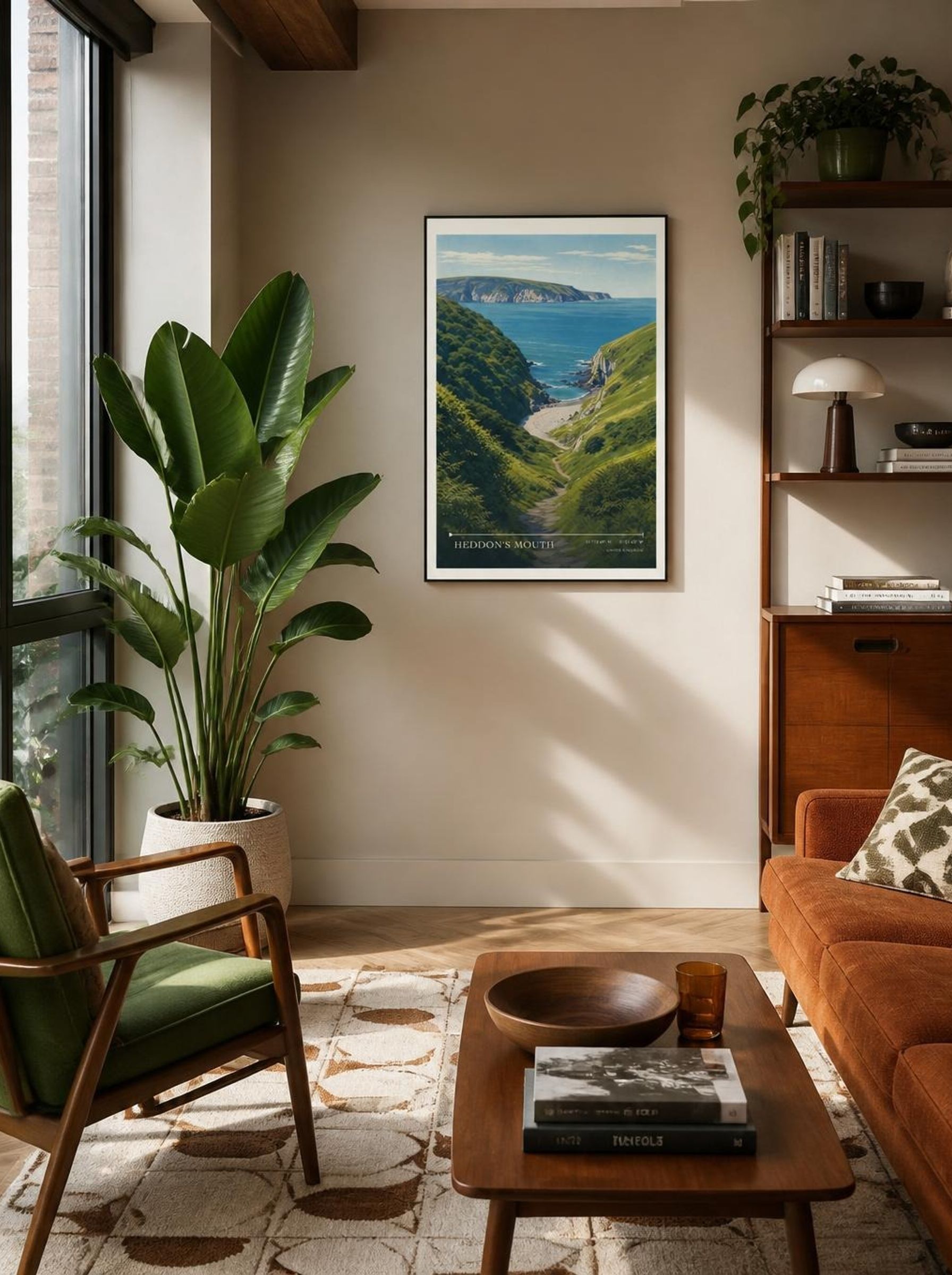 Heddon's Mouth United Kingdom Travel Poster - Lifestyle
