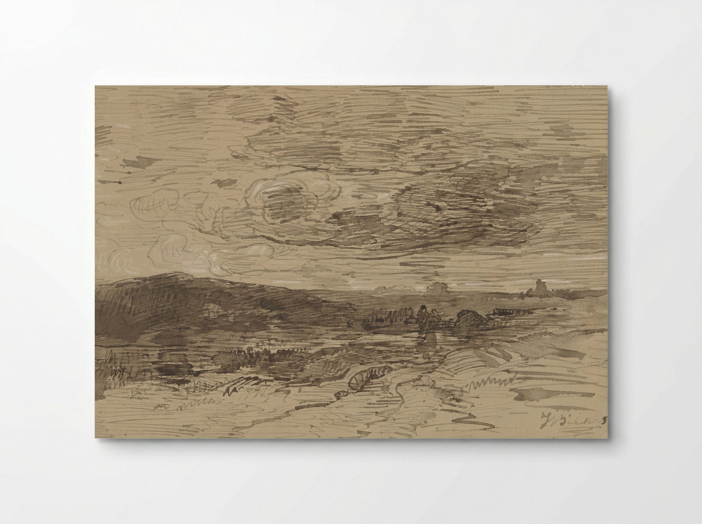 Heide in Drente - Johannes Warnardus Bilders - Poster