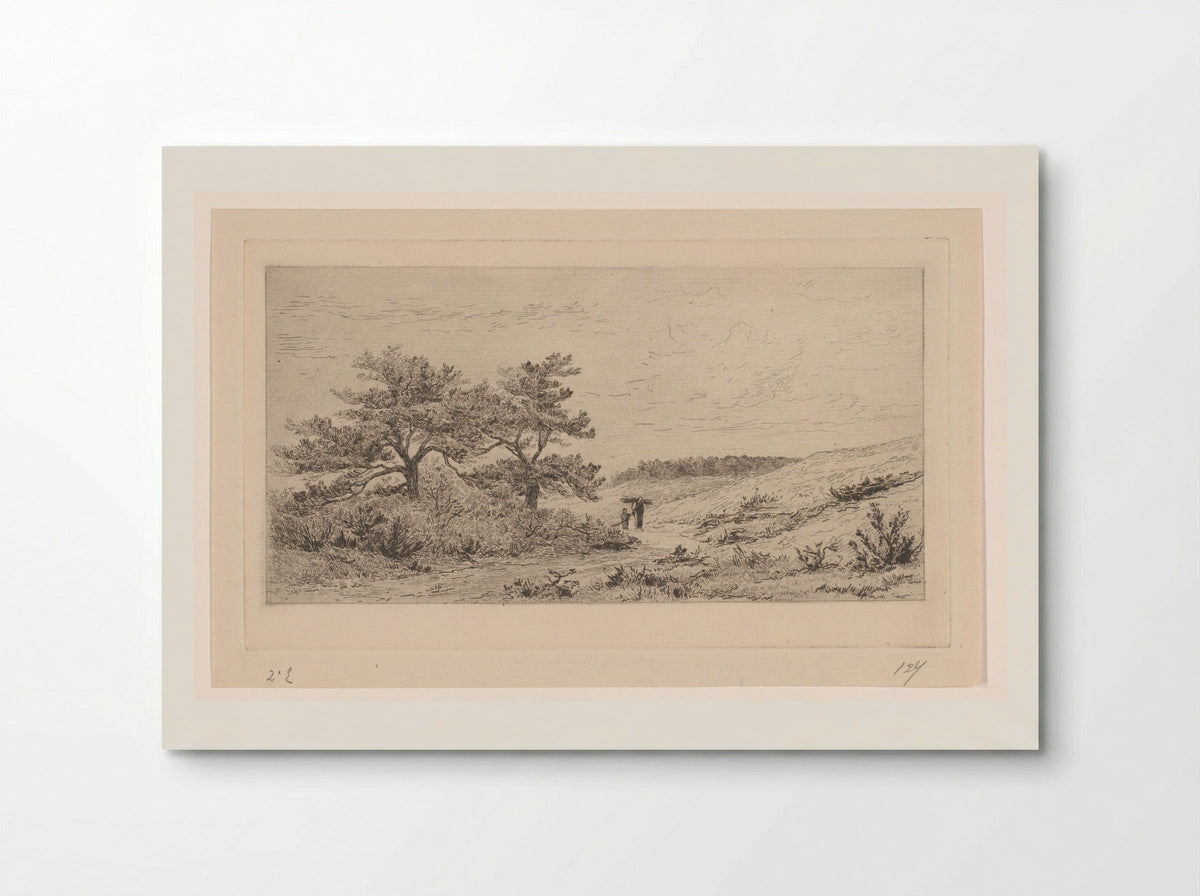 Heidelandschap bij Worth-Rheden - Carel Nicolaas Storm van 's-Gravesande - Poster