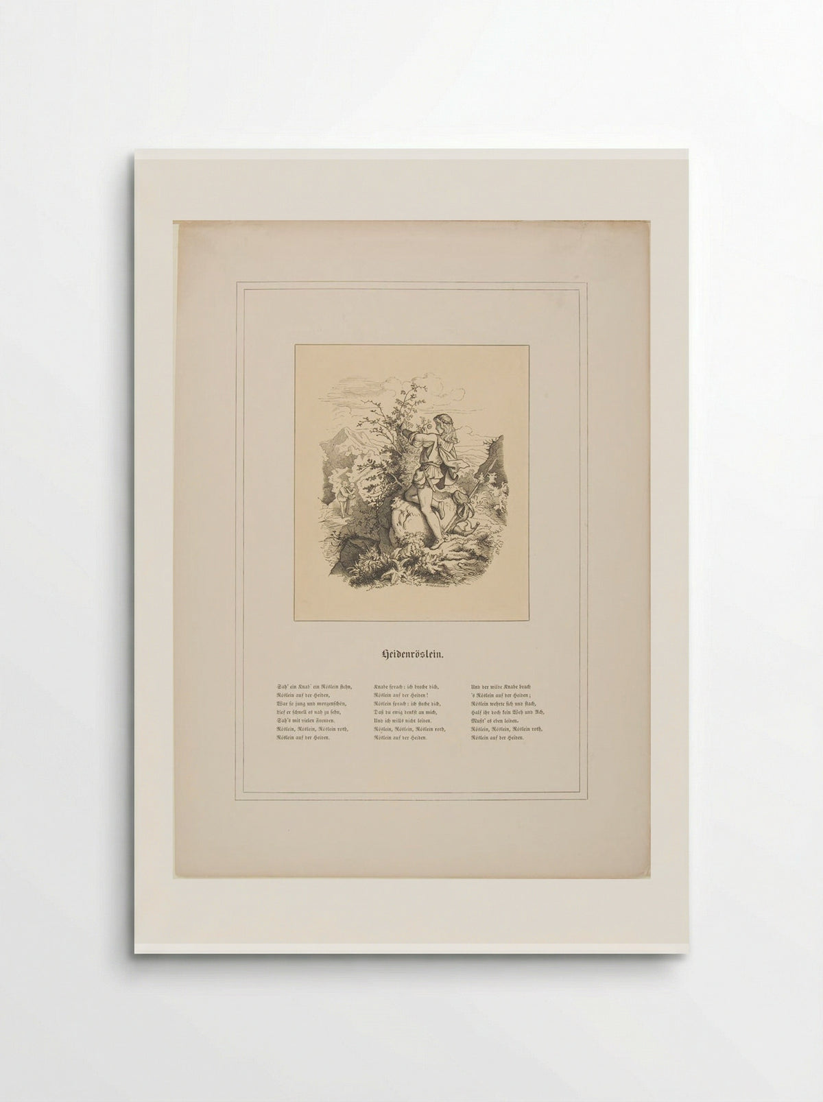 Heidenröslein - Adrian Ludwig Richter - Poster