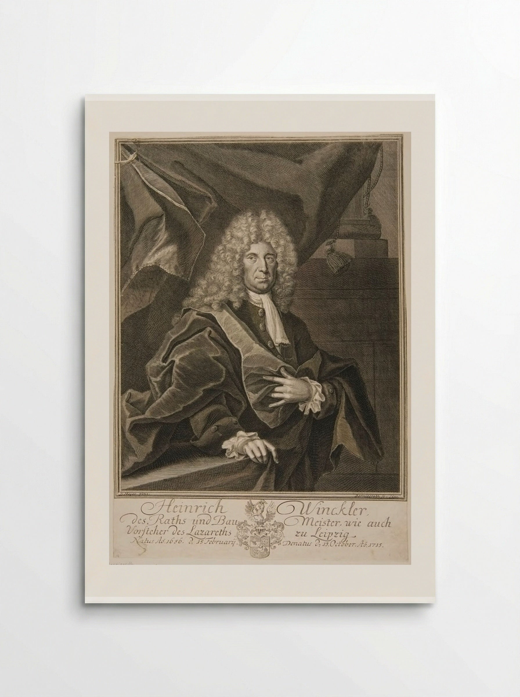 Heinrich Winckler - Johann Martin Bernigeroth - Poster