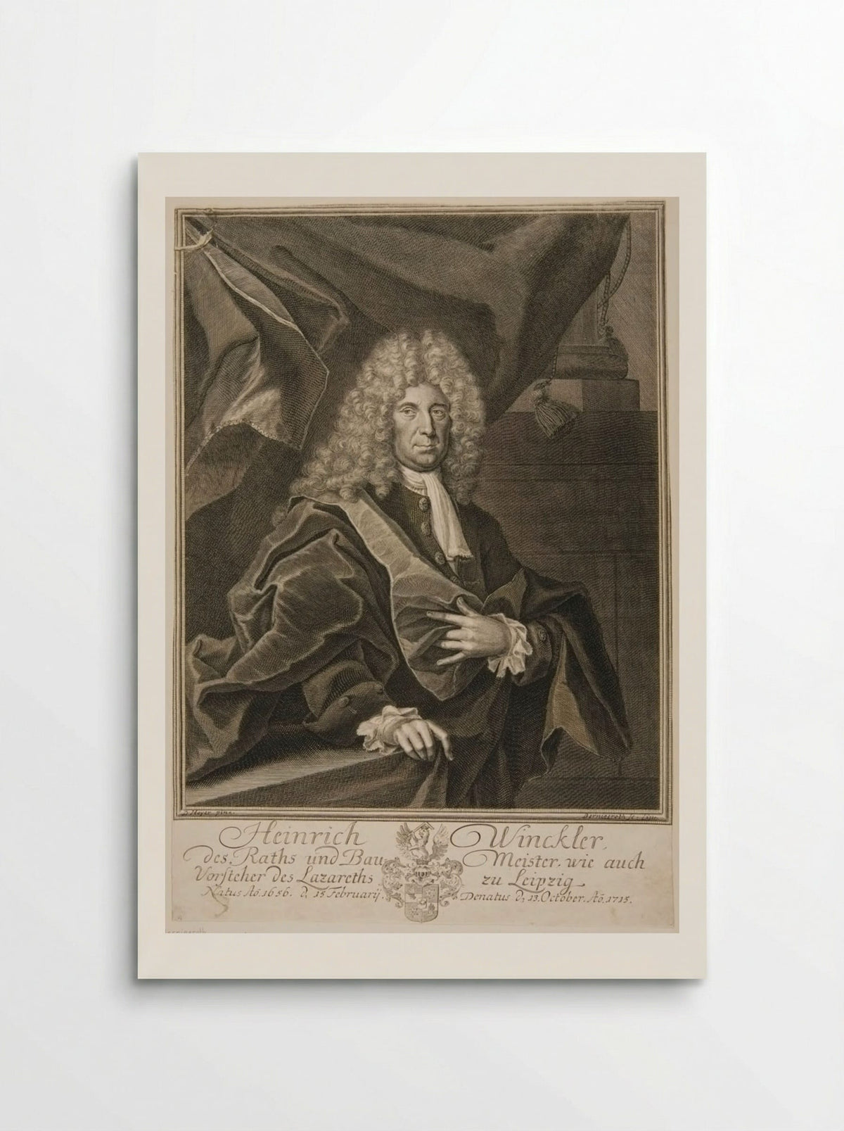 Heinrich Winckler - Johann Martin Bernigeroth - Poster