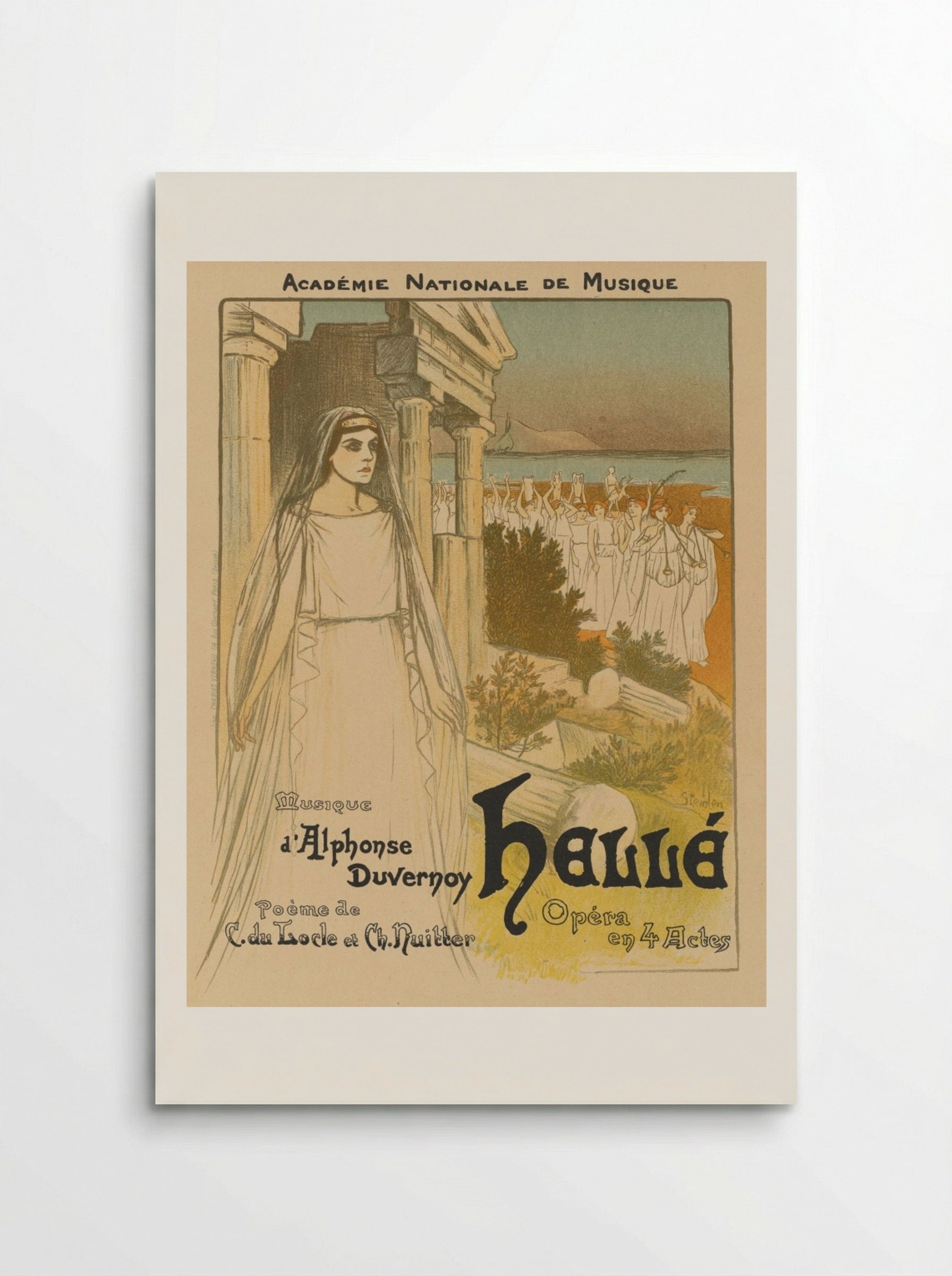 Hellé - Théophile Alexandre Steinlen - Poster